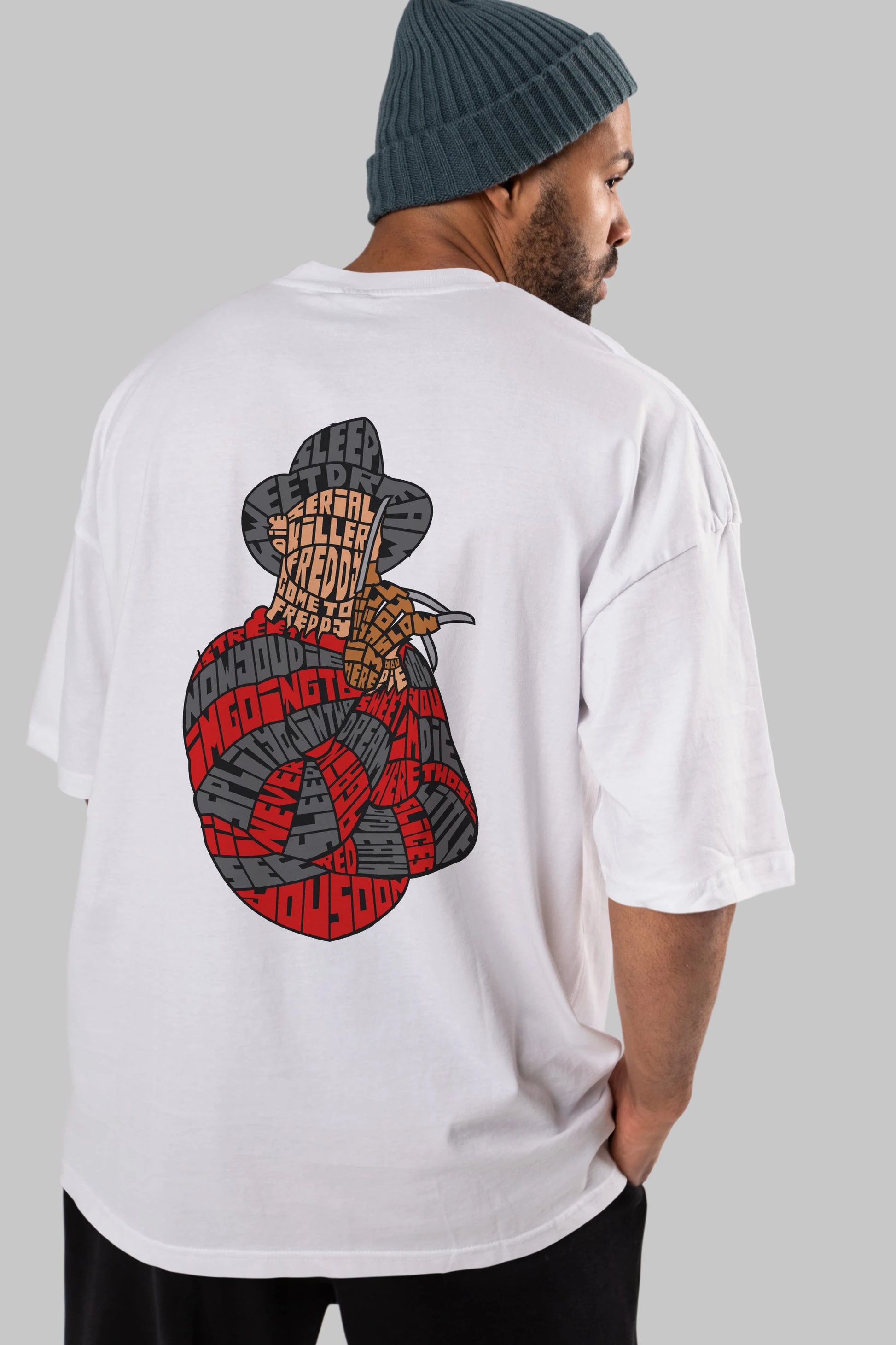 Sweet Dream Arka Baskılı Oversize t-shirt %100 pamuk Erkek Kadın Unisex