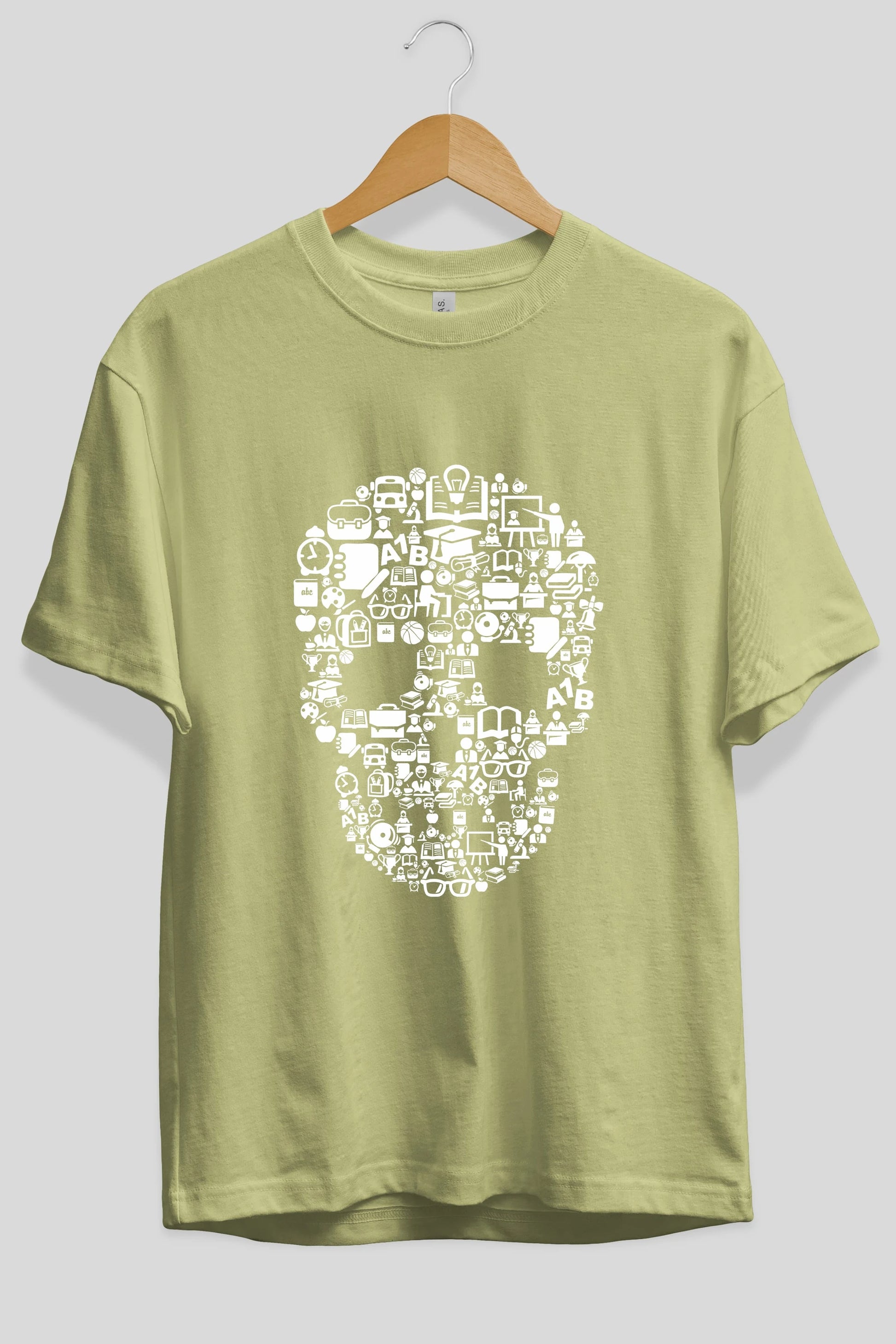 Dead  School Ön Baskılı Oversize t-shirt %100 pamuk Erkek Kadın Unisex