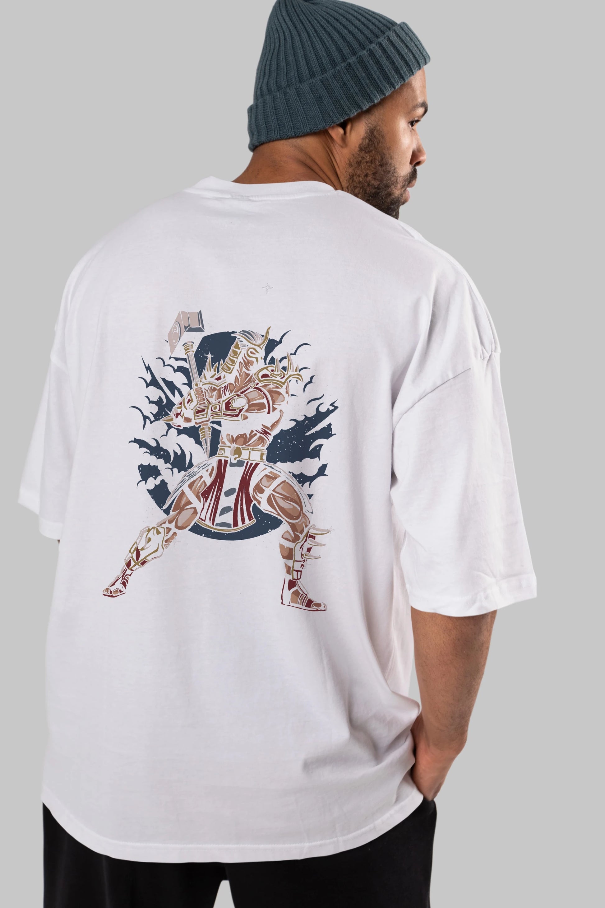 Emperor Arka Baskılı Oversize t-shirt Erkek Kadın Unisex %100 Pamuk