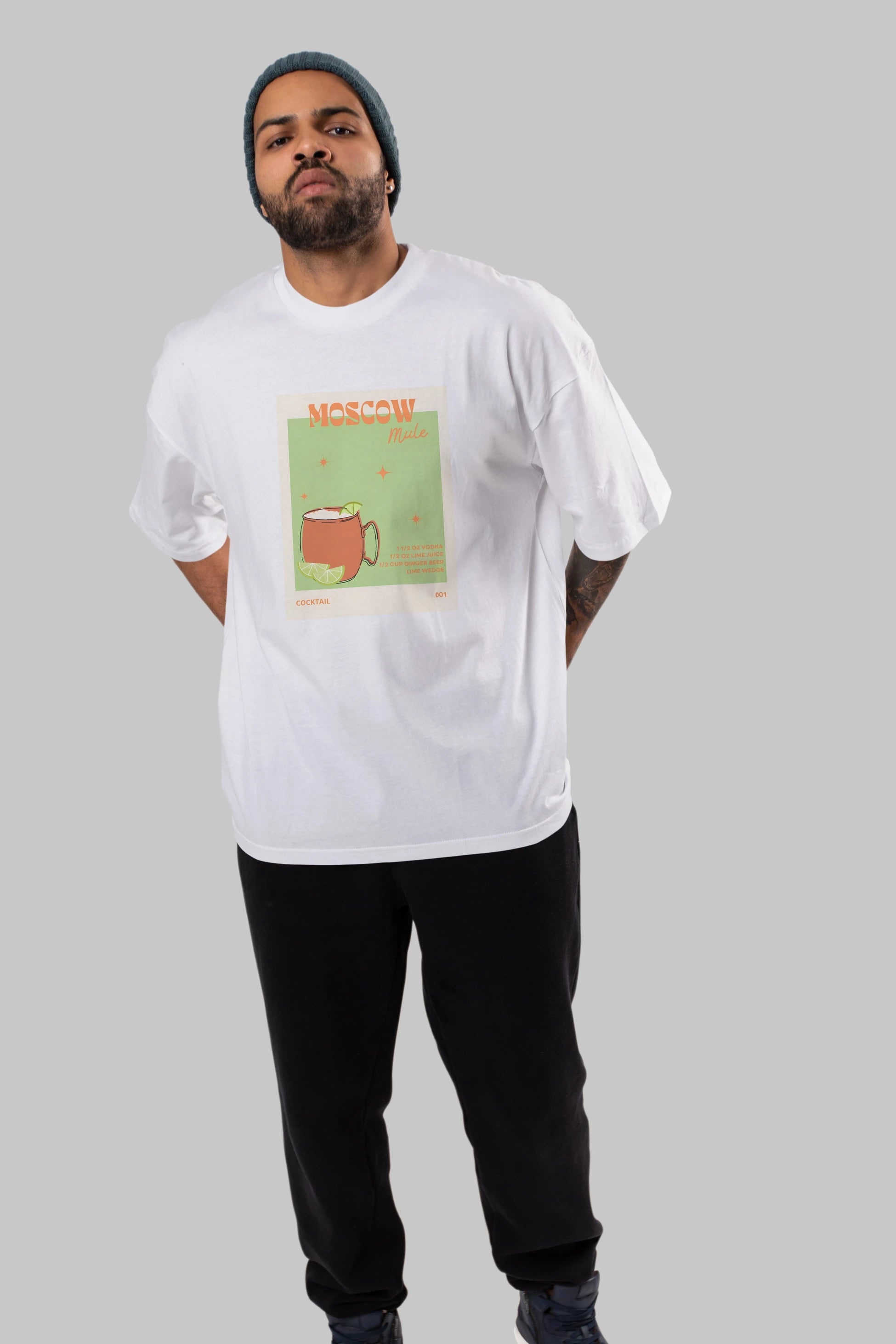 Moscow Mule 2 Ön Baskılı Oversize t-shirt Erkek Kadın Unisex %100 Pamuk Bisiklet Yaka tişort