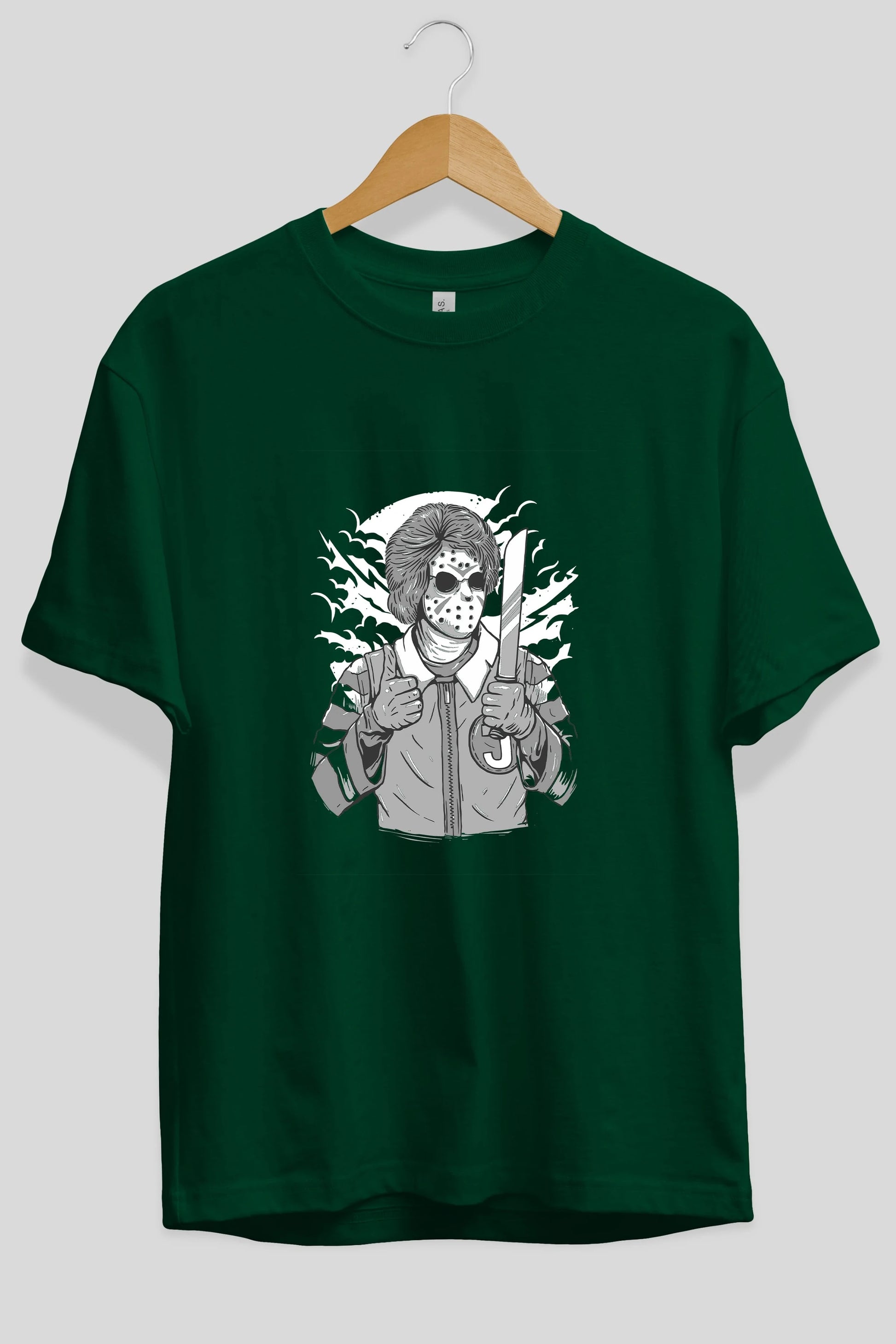 Clown Killer Ön Baskılı Oversize t-shirt Erkek Kadın Unisex %100 Pamuk tişort