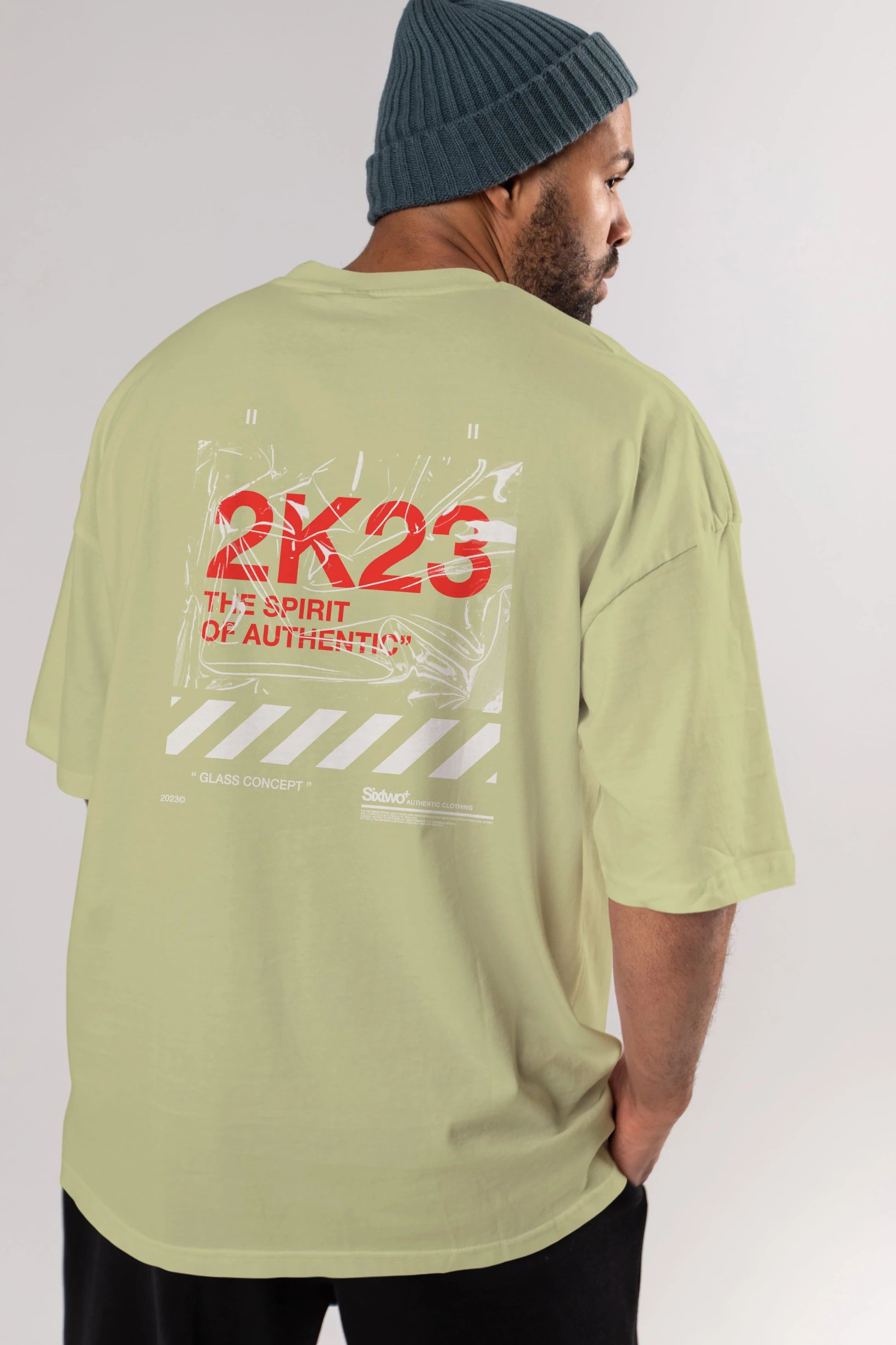 The Spirit Arka Baskılı Oversize t-shirt Erkek Kadın Unisex