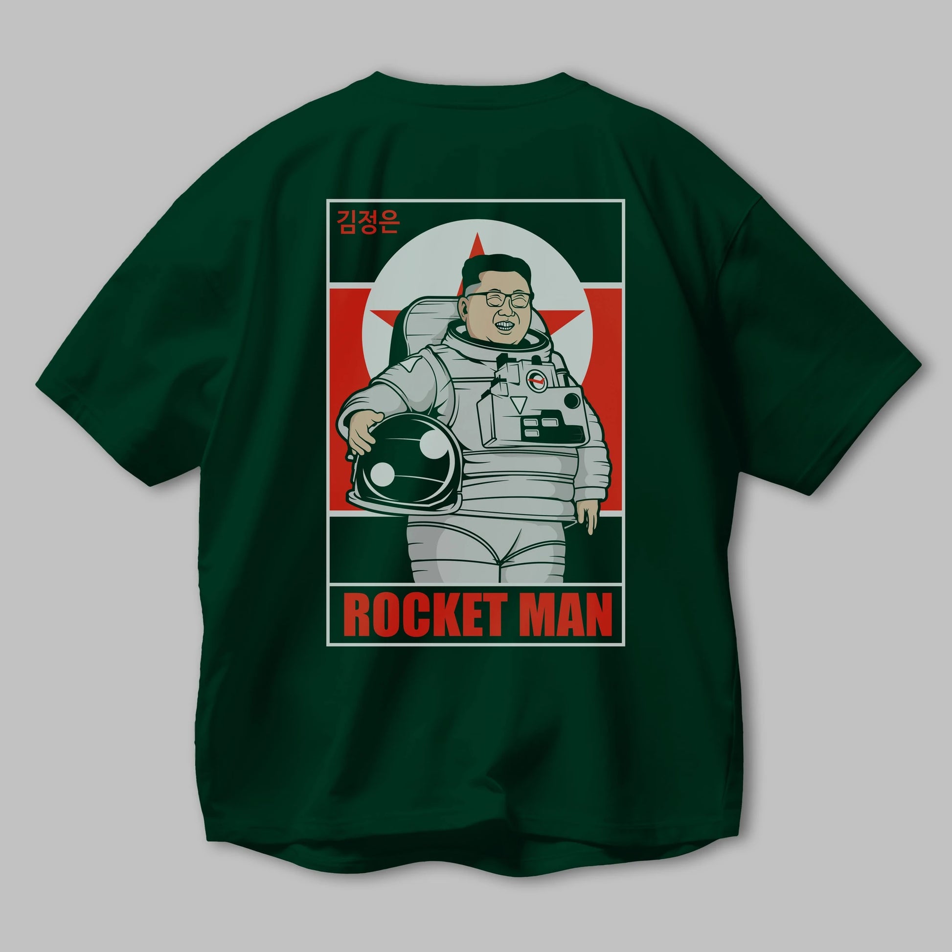 Astronot Kim Arka Baskılı Oversize t-shirt Erkek Kadın Unisex %100 Pamuk tişort