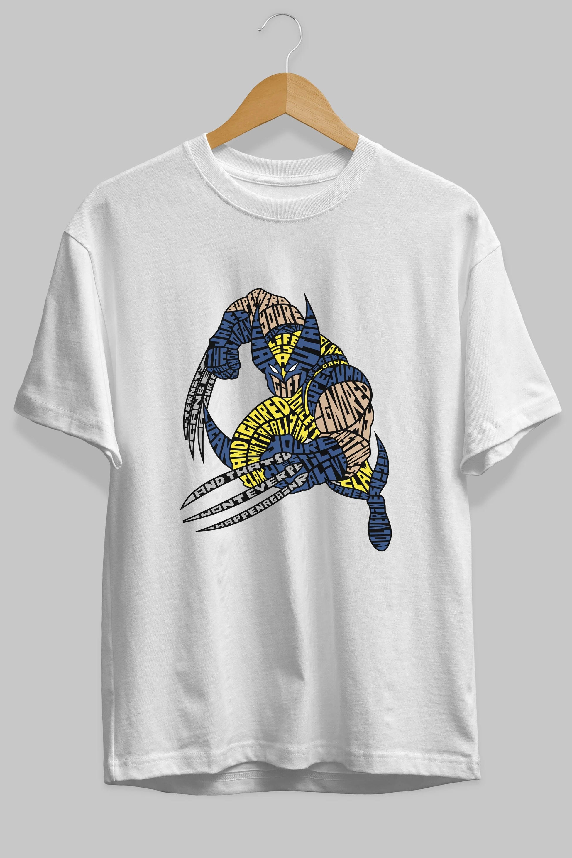 Logan Ön Baskılı Oversize t-shirt %100 pamuk Erkek Kadın Unisex