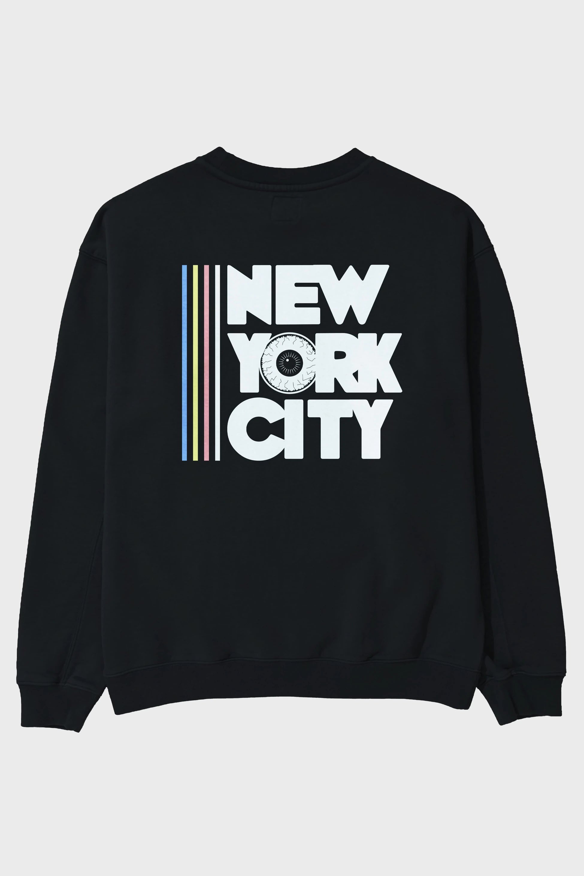 New York City Style Arka Baskılı Oversize Sweatshirt Erkek Kadın Unisex