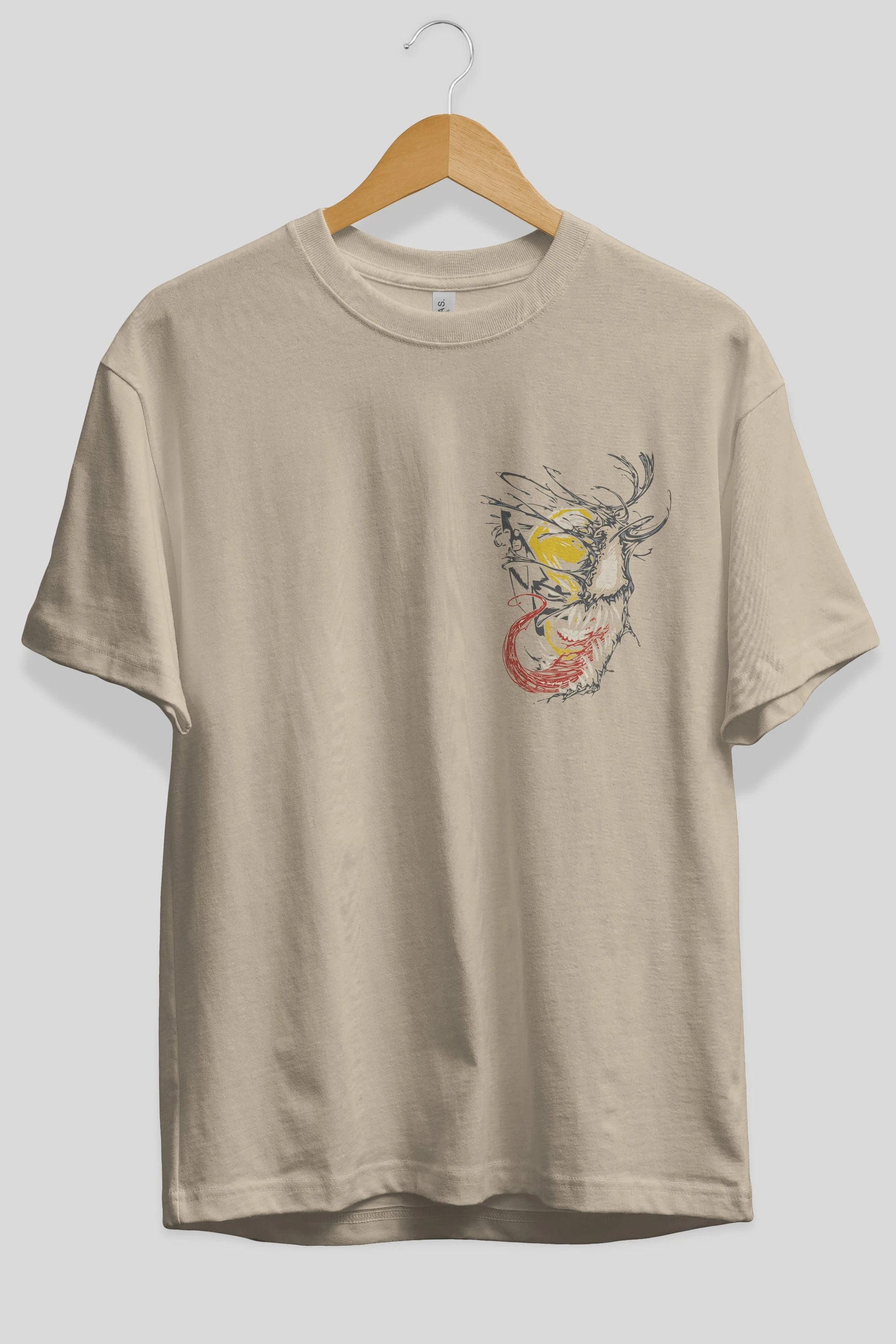 Venom (4) Ön Sol Baskılı Oversize t-shirt Erkek Kadın Unisex %100 Pamuk Bisiklet Yaka tişort