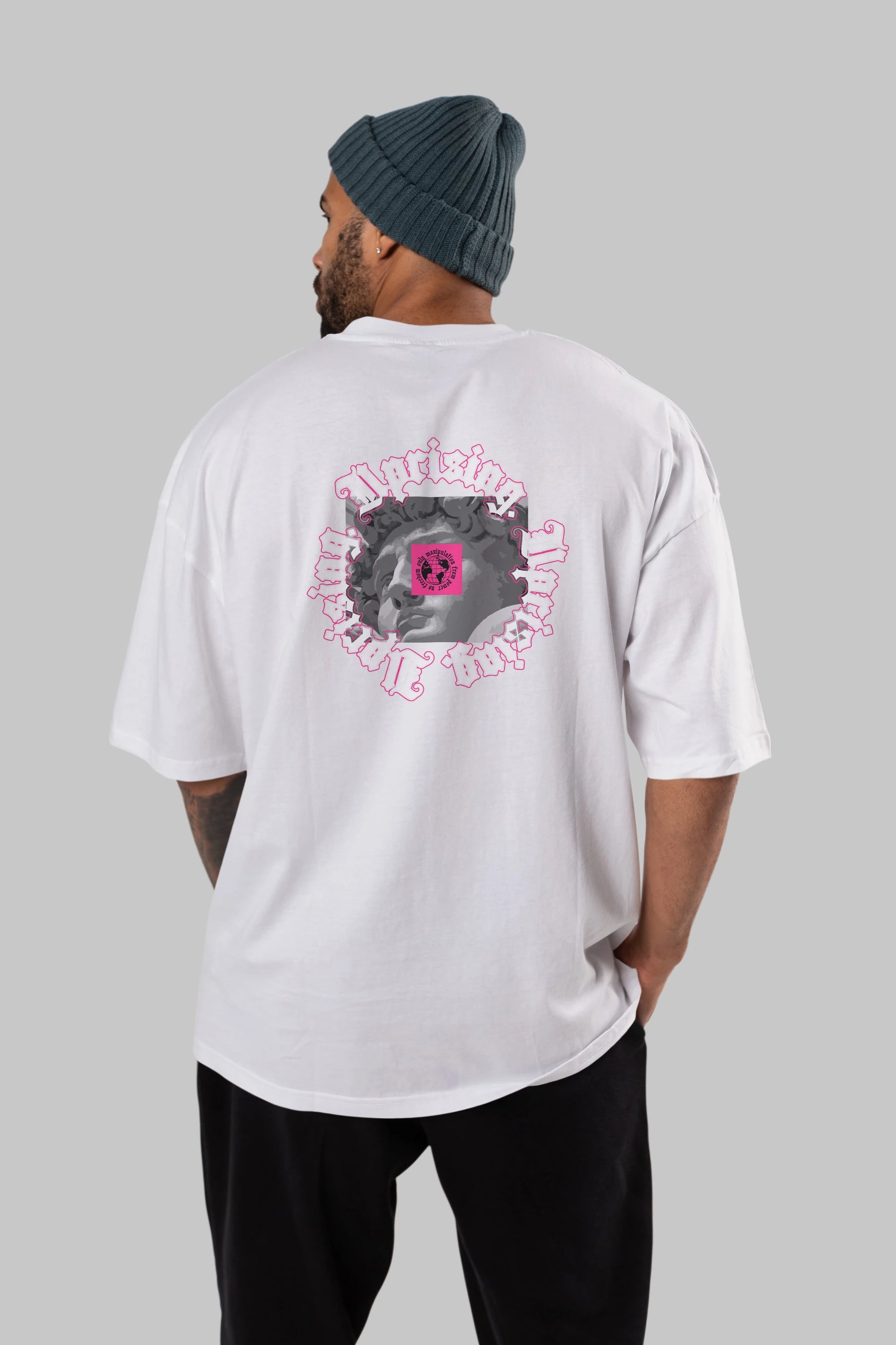 Uprising Arka Baskılı Oversize t-shirt Erkek Kadın Unisex