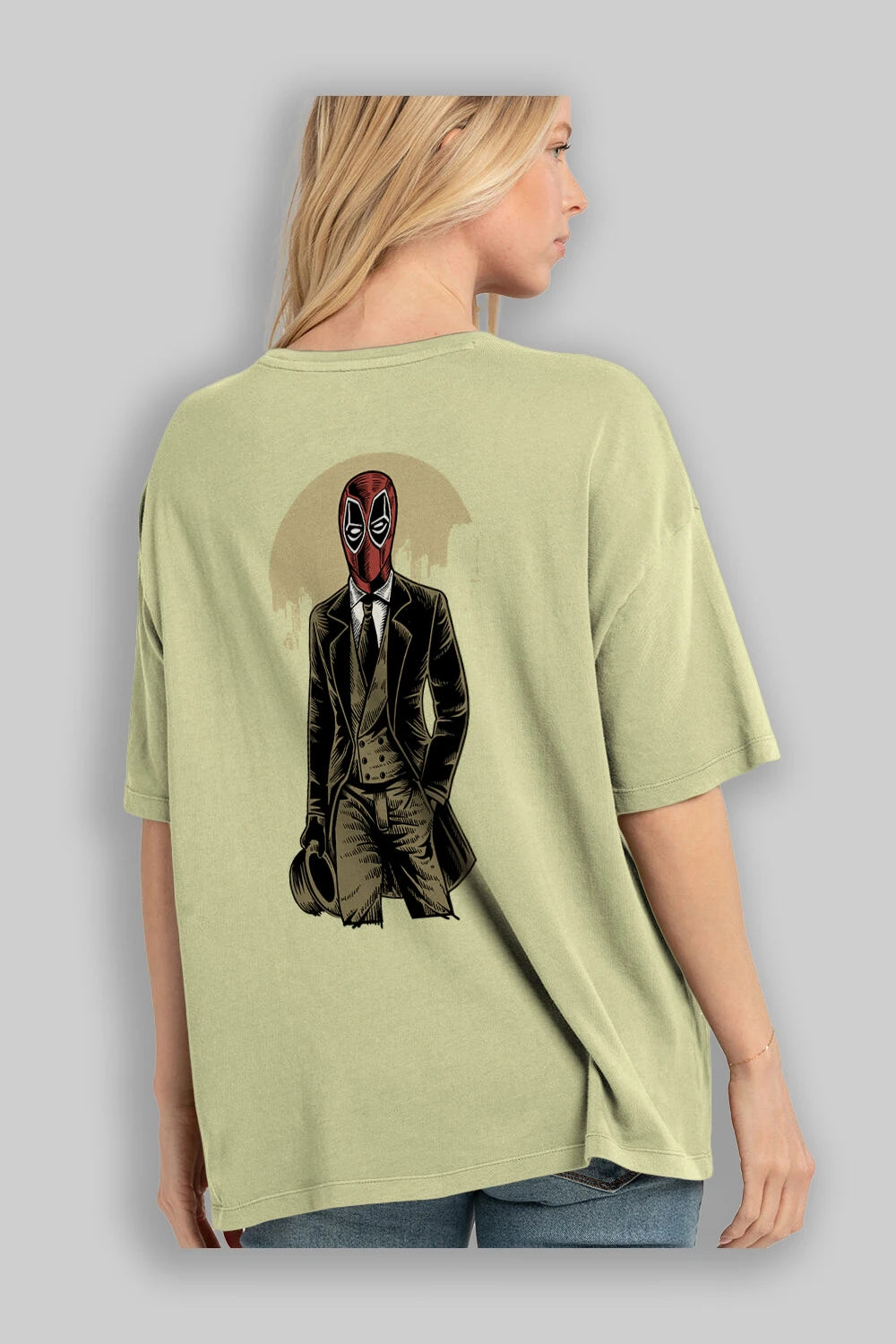 Classic Mercenary Arka Baskılı Oversize t-shirt Erkek Kadın Unisex %100 Pamuk