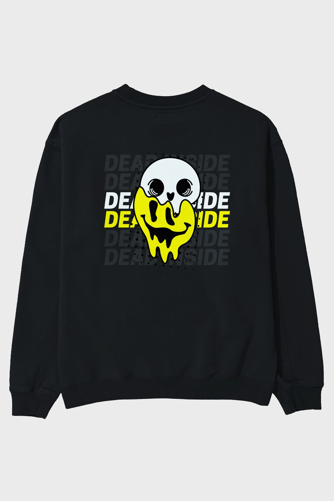 Dead Inside Yazılı Arka Baskılı Oversize Sweatshirt Erkek Kadın Unisex