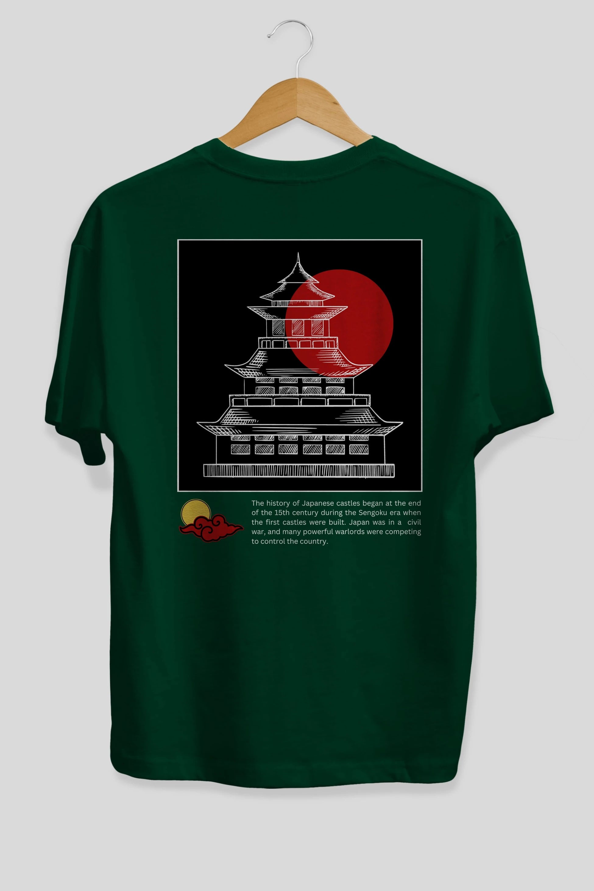Japan Streetwear Arka Baskılı Oversize t-shirt Erkek Kadın Unisex