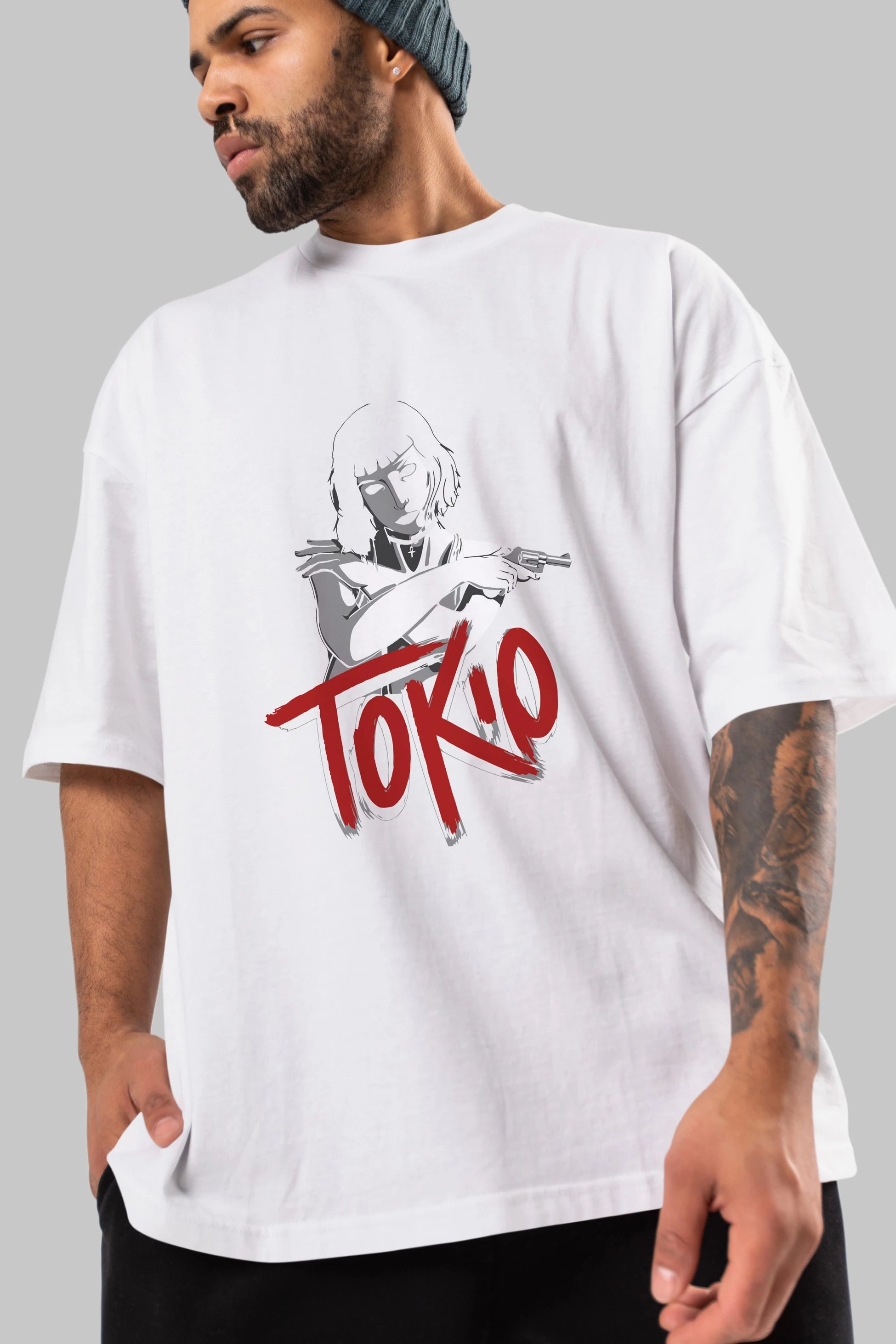 La Casa De Papel (10) Ön Baskılı Oversize t-shirt Erkek Kadın Unisex %100 Pamuk Bisiklet Yaka tişort