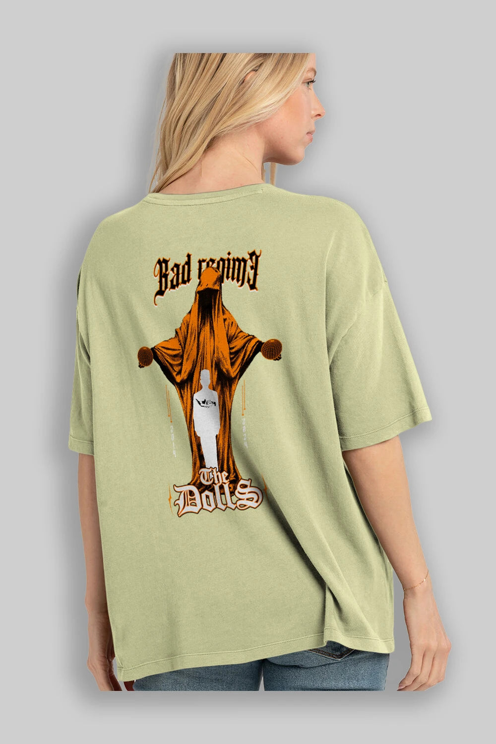 The Dolls Arka Baskılı Oversize t-shirt Erkek Kadın Unisex