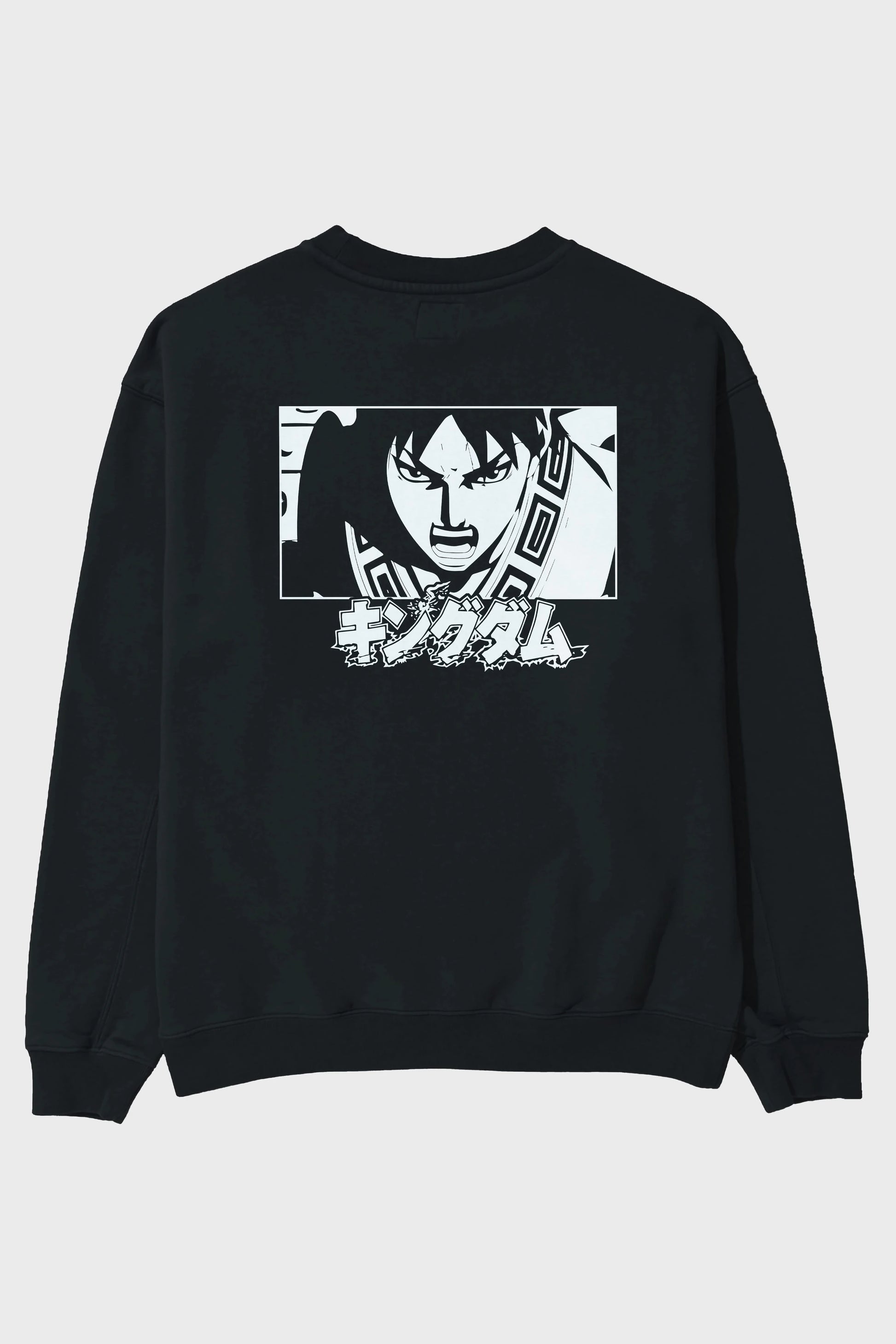 Xin 1 Anime Arka Baskılı Oversize Sweatshirt Erkek Kadın Unisex