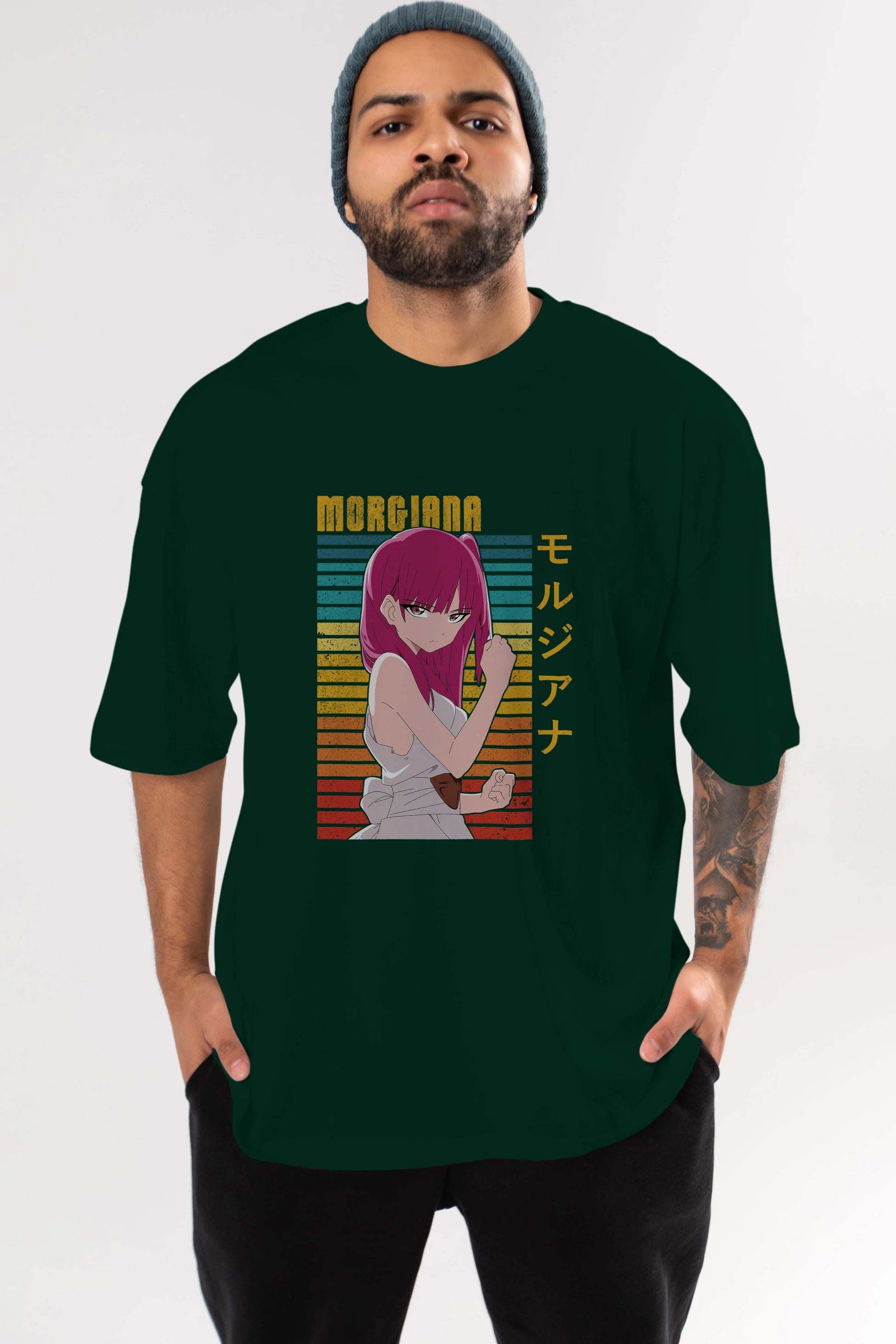 Morgiana 3 Anime Ön Baskılı Oversize t-shirt %100 pamuk Erkek Kadın Unisex