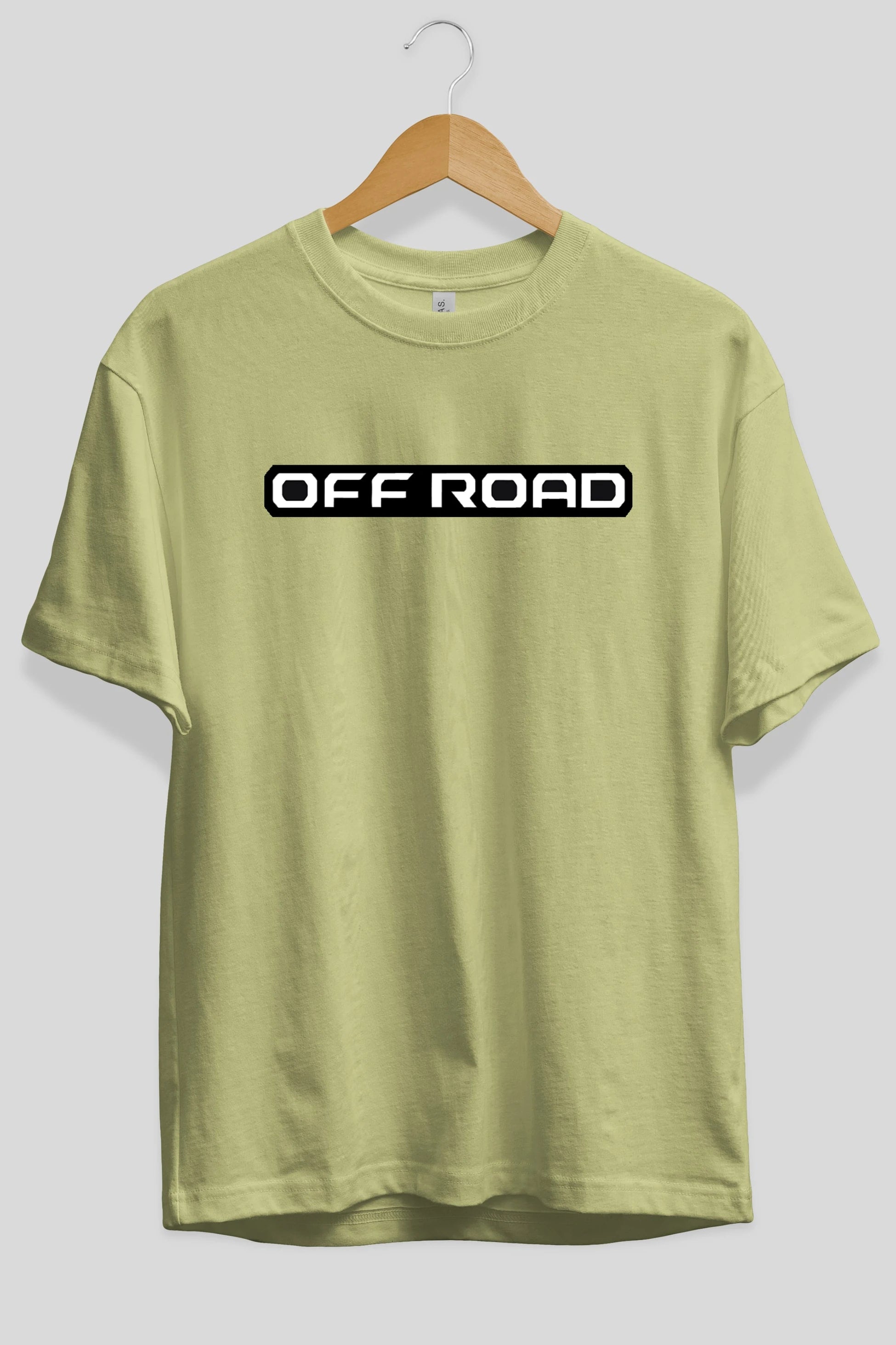 Off Road Ön Baskılı Oversize t-shirt %100 pamuk Erkek Kadın Unisex