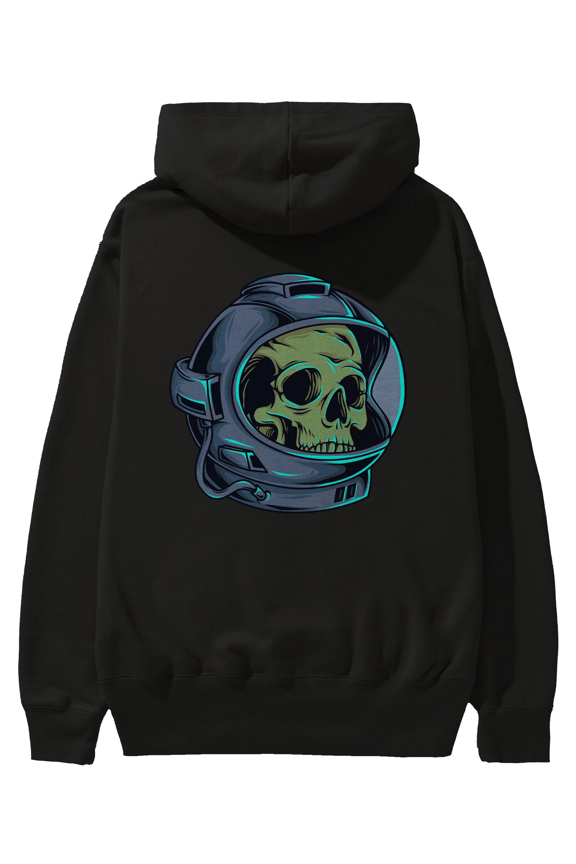 Astroskull Arka Baskılı Hoodie Oversize Kapüşonlu Sweatshirt Erkek Kadın Unisex