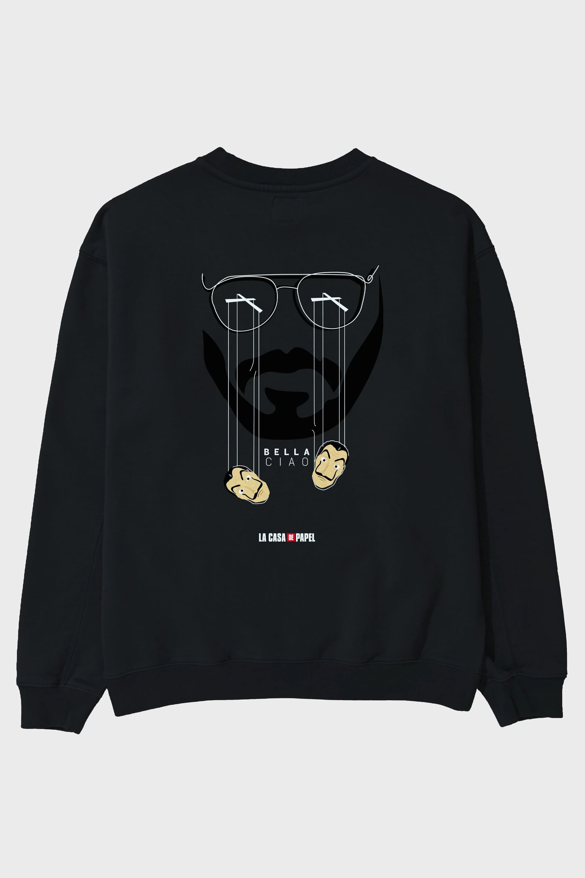 La Casa De Papel (11) Arka Baskılı Oversize Sweatshirt Erkek Kadın Unisex