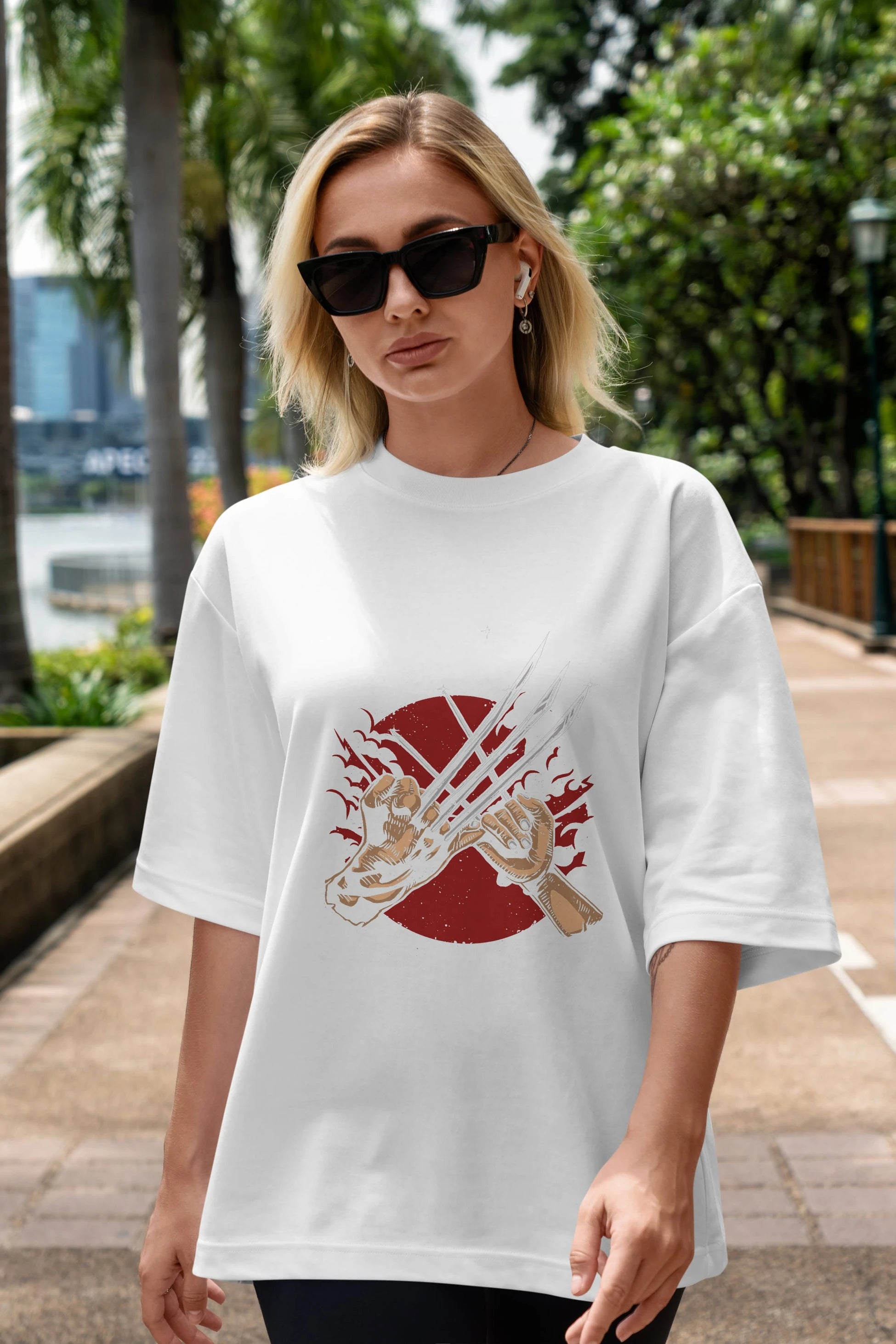 Like Father Like Daughter Ön Baskılı Oversize t-shirt Erkek Kadın Unisex %100 Pamuk tişort
