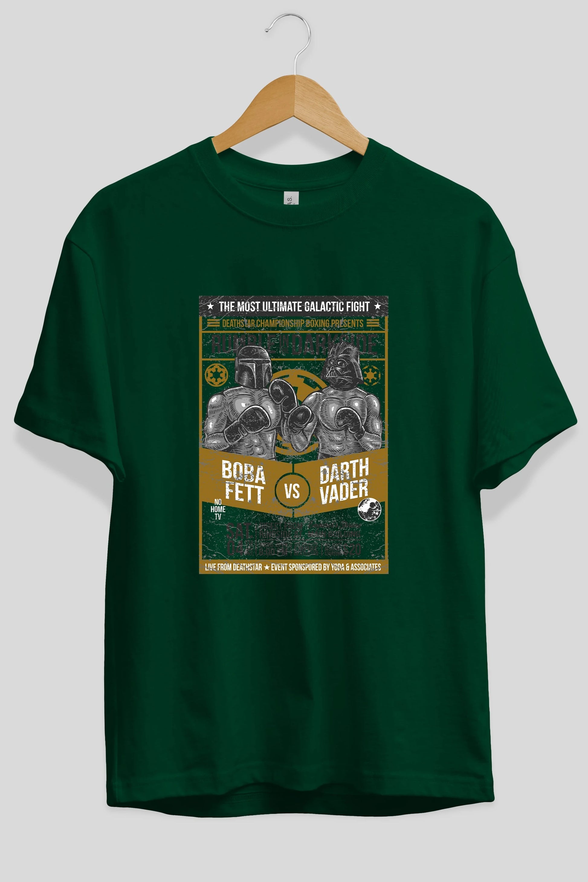 Rumble In The Darkside Ön Baskılı Oversize t-shirt Erkek Kadın Unisex %100 Pamuk tişort