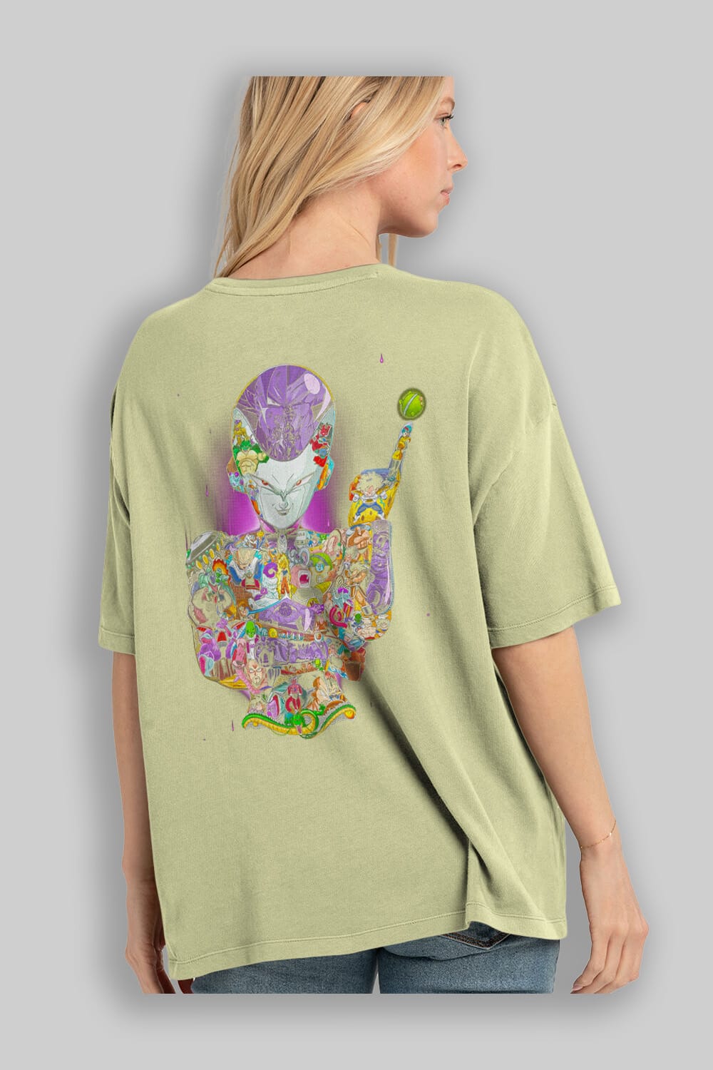 DRAGON BALL ART (4) Anime Arka Baskılı Oversize t-shirt Erkek Kadın Unisex