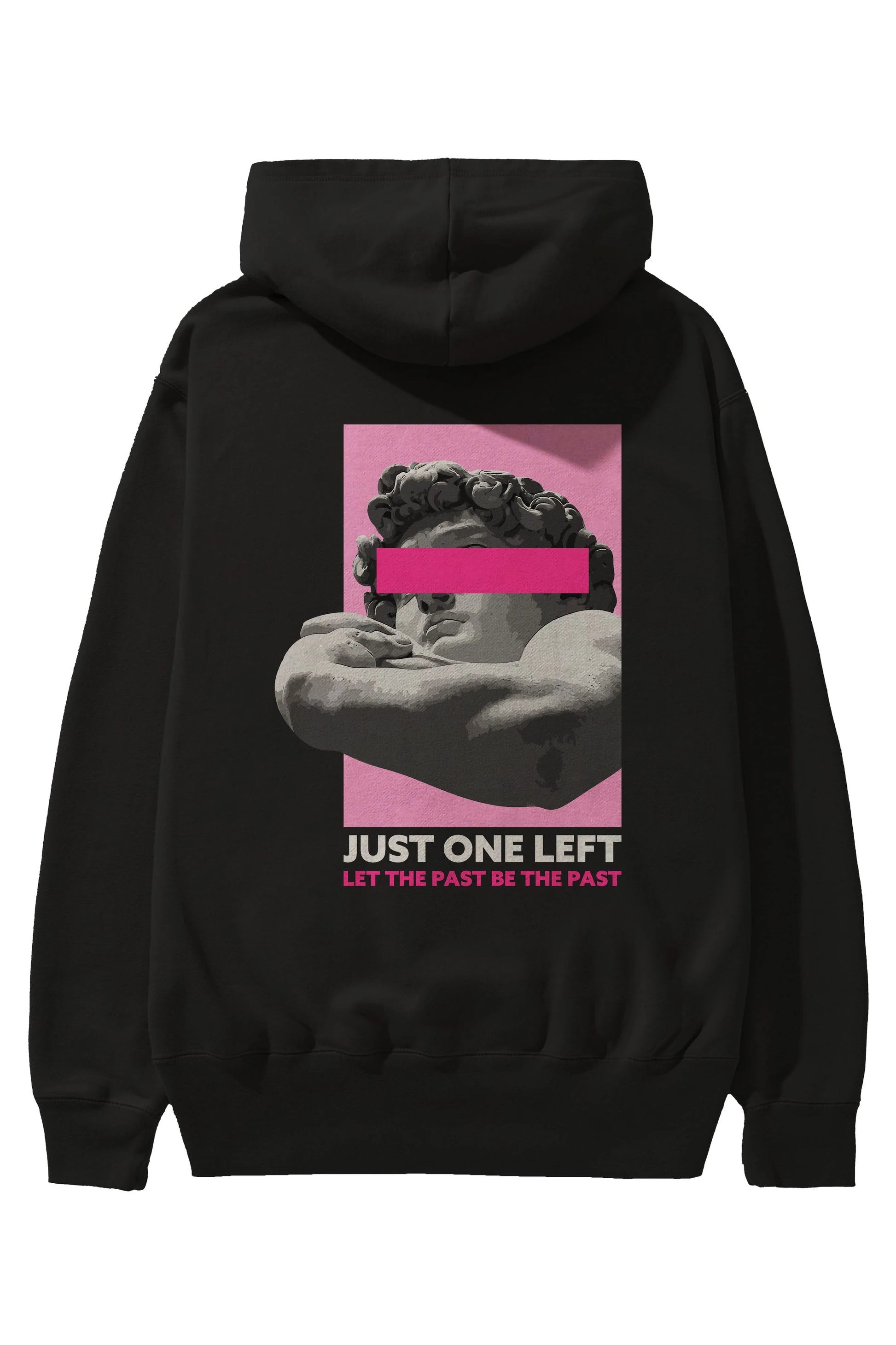 Just One Left Arka Baskılı Hoodie Oversize Kapüşonlu Sweatshirt Erkek Kadın Unisex