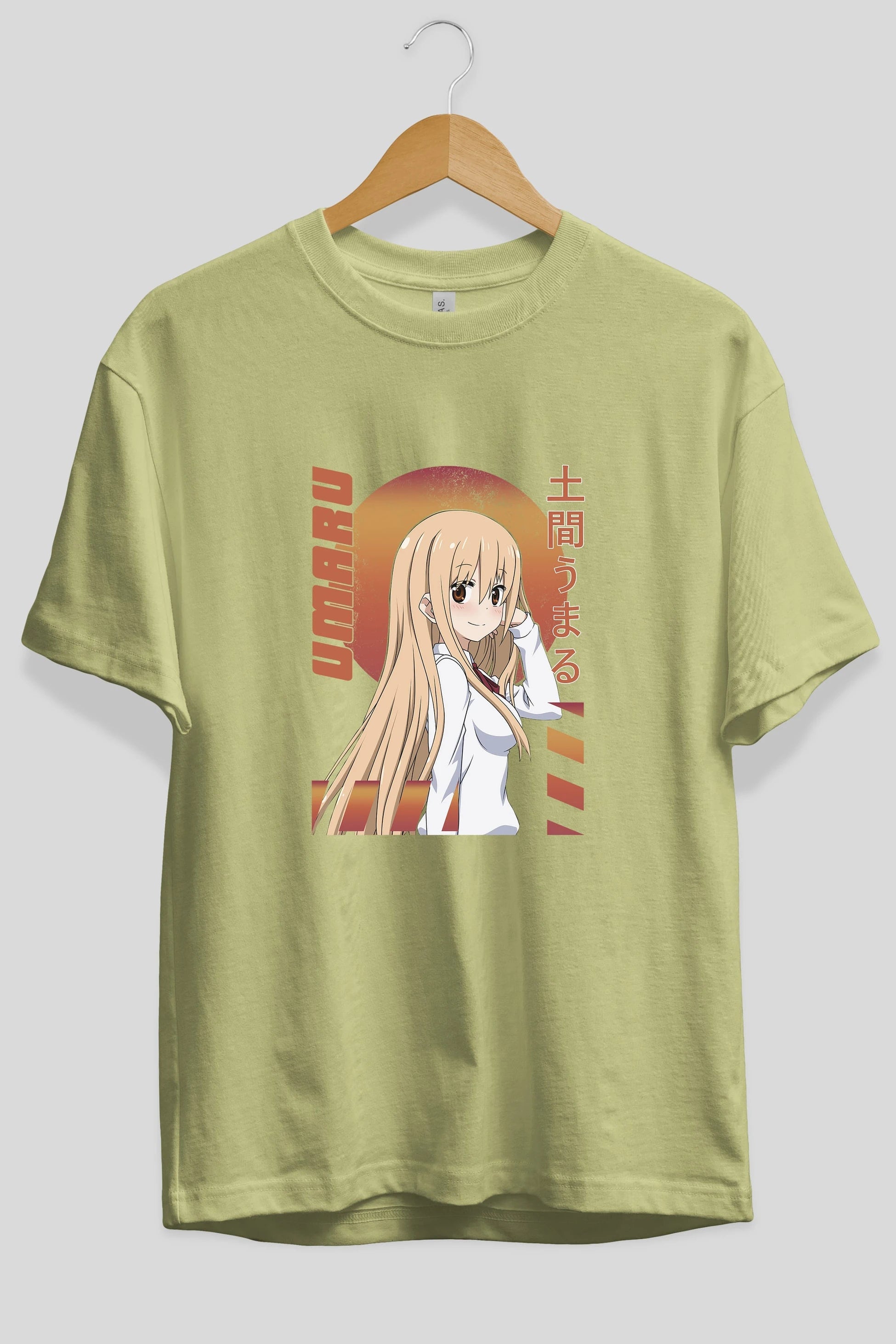 Umaru Doma 5 Anime Ön Baskılı Oversize t-shirt %100 pamuk Erkek Kadın Unisex