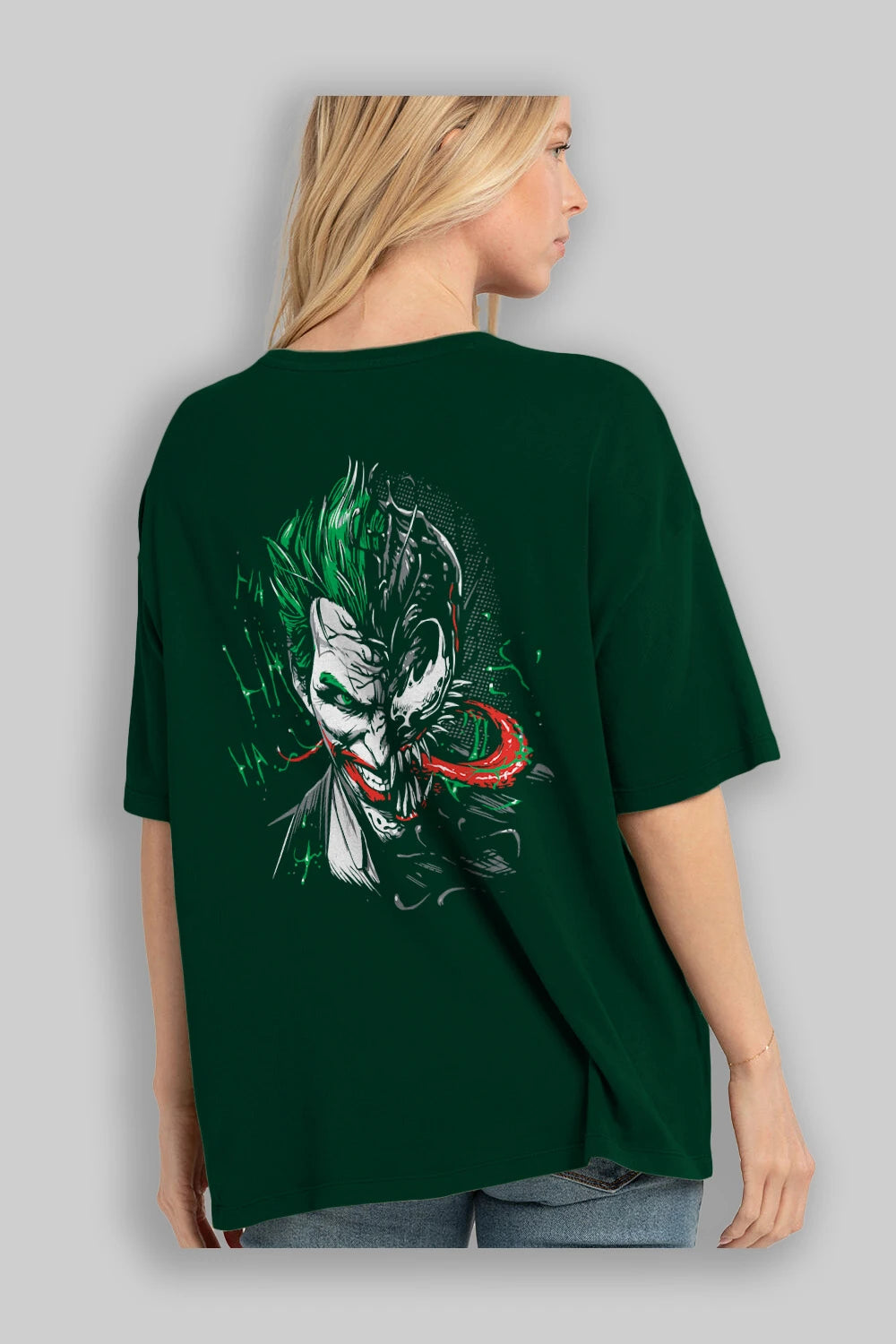 Venom (16) Arka Baskılı Oversize t-shirt Erkek Kadın Unisex %100 Pamuk Bisiklet Yaka tişort