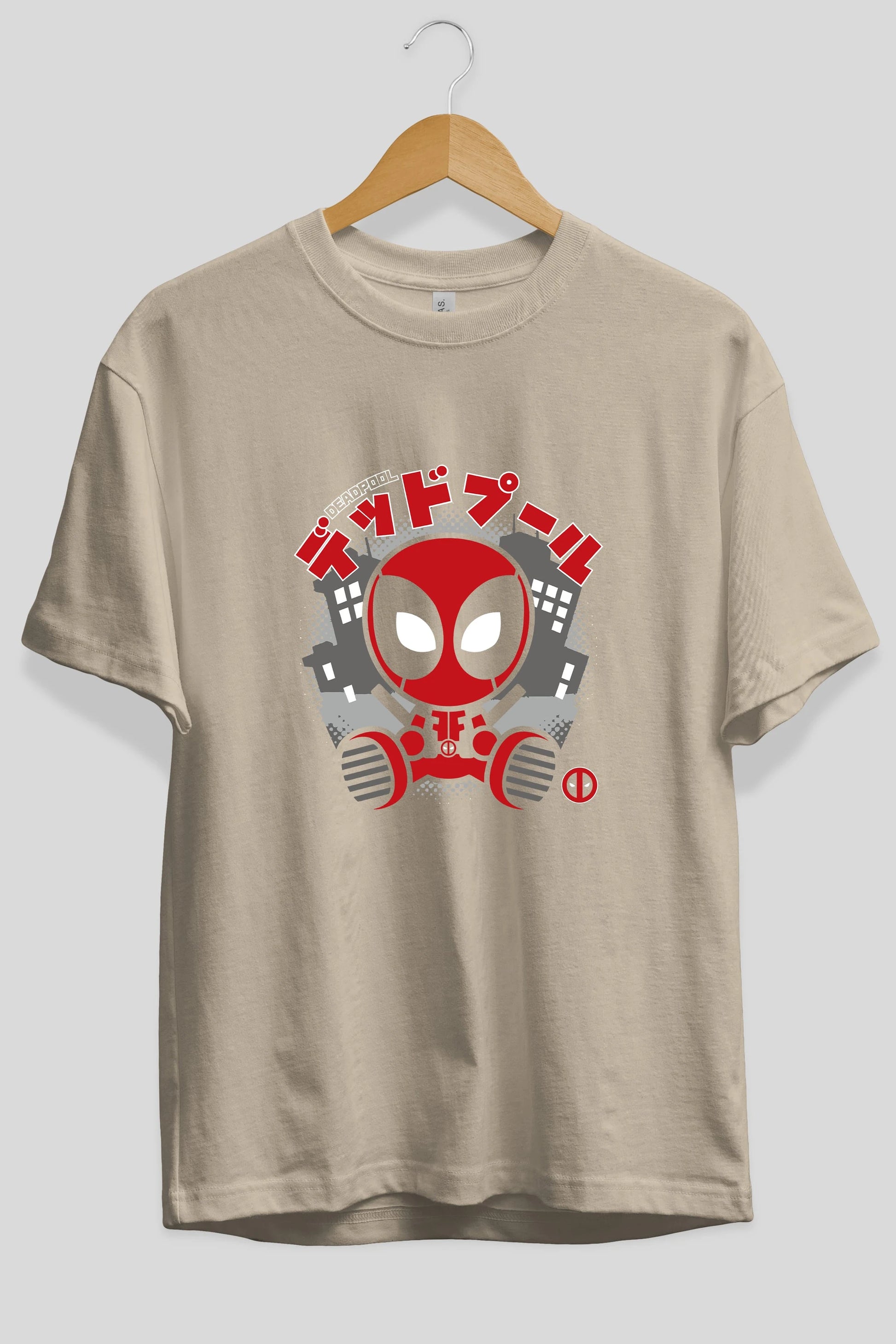 Deadpool (15) Ön Baskılı Oversize t-shirt Erkek Kadın Unisex %100 Pamuk Bisiklet Yaka tişort