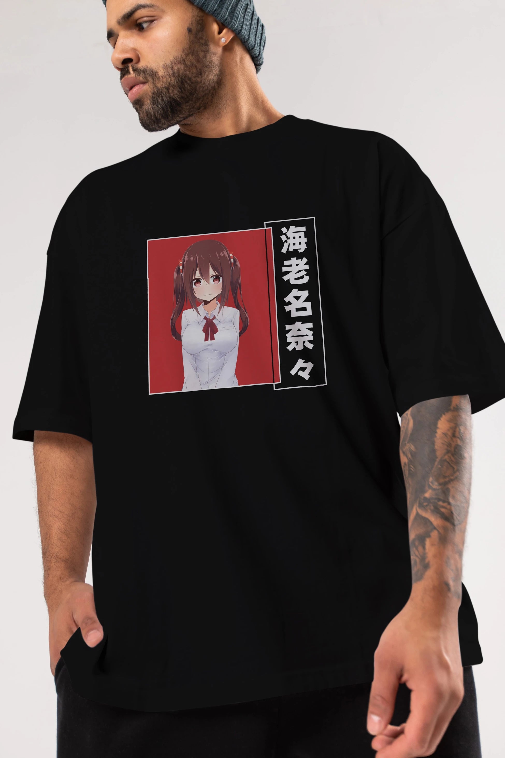 Nana Ebina 1 Anime Ön Baskılı Oversize t-shirt %100 pamuk Erkek Kadın Unisex