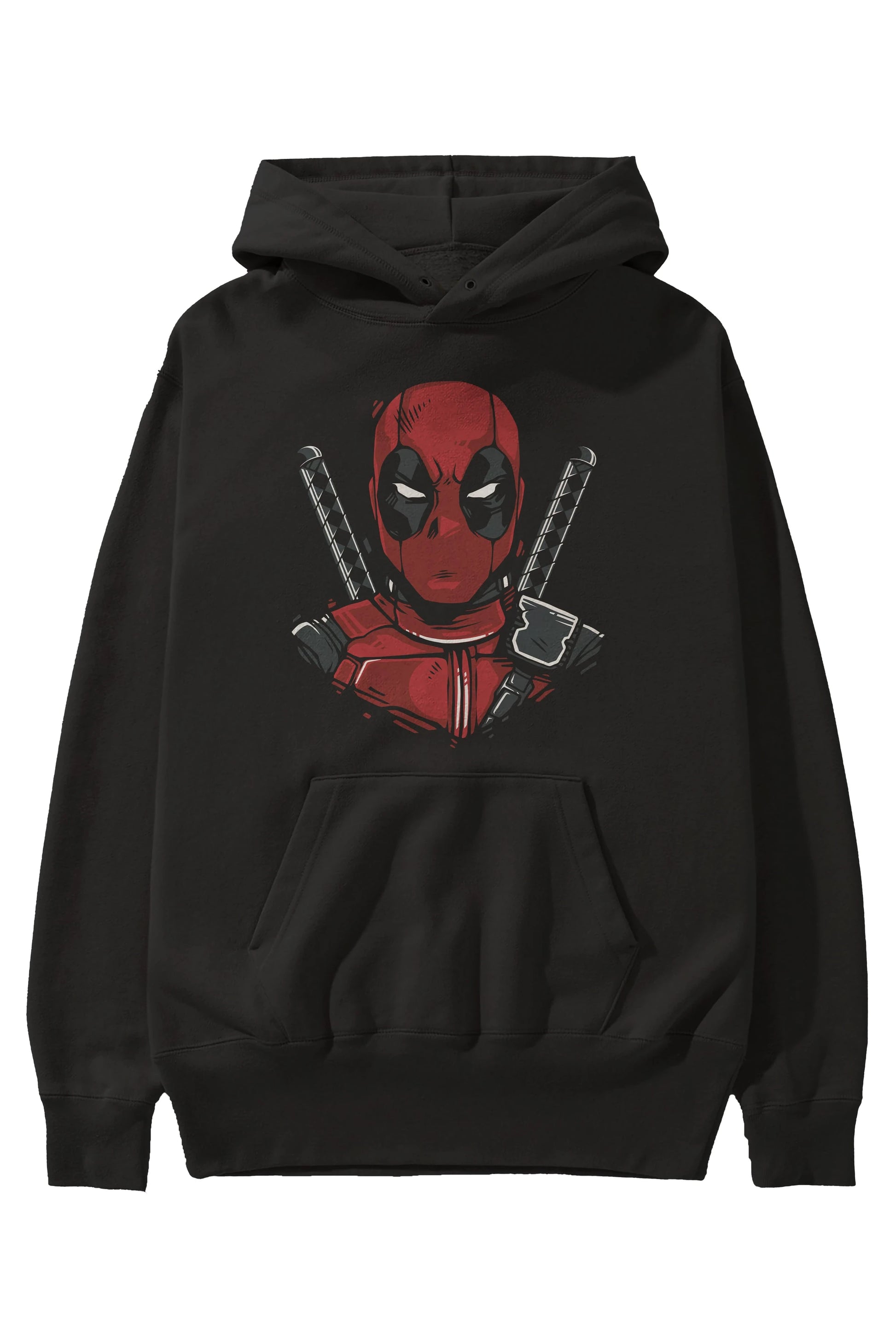 Deadpool (4) Ön Baskılı Hoodie Oversize Kapüşonlu Sweatshirt Erkek Kadın Unisex