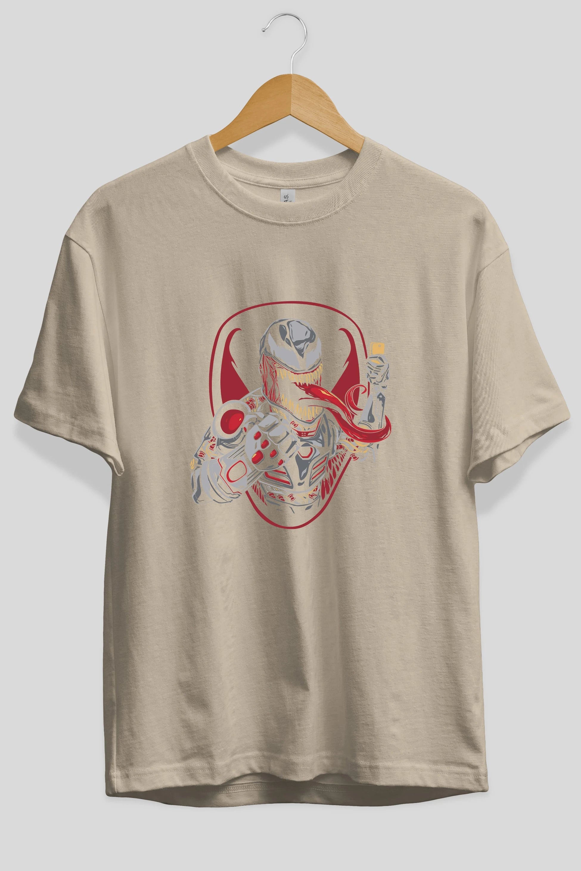Venom (17) Ön Baskılı Oversize t-shirt Erkek Kadın Unisex %100 Pamuk Bisiklet Yaka tişort