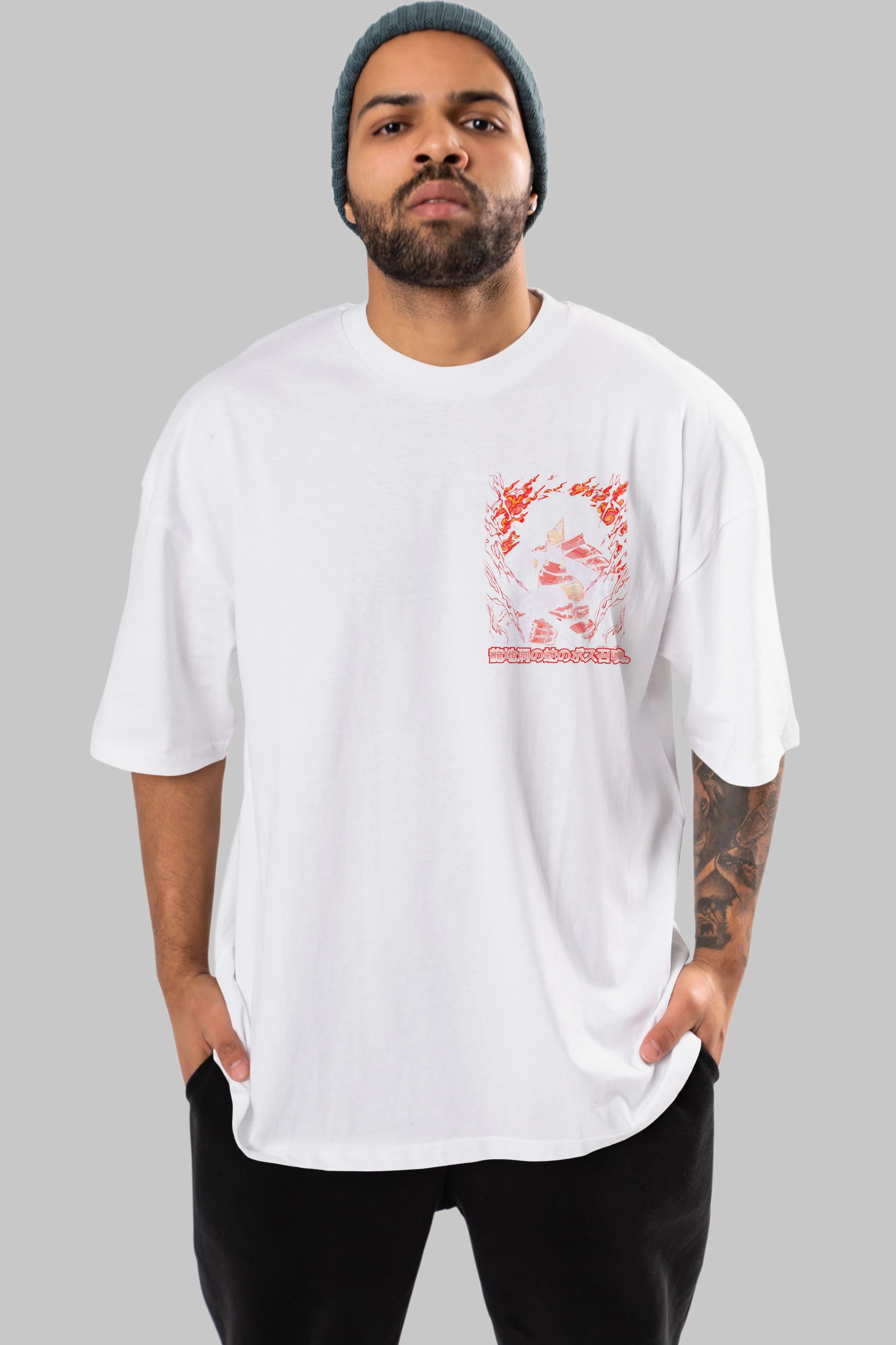 NARUTO (12) Ön Sol Baskılı Oversize t-shirt Erkek Kadın Unisex %100 Pamuk Bisiklet Yaka tişort