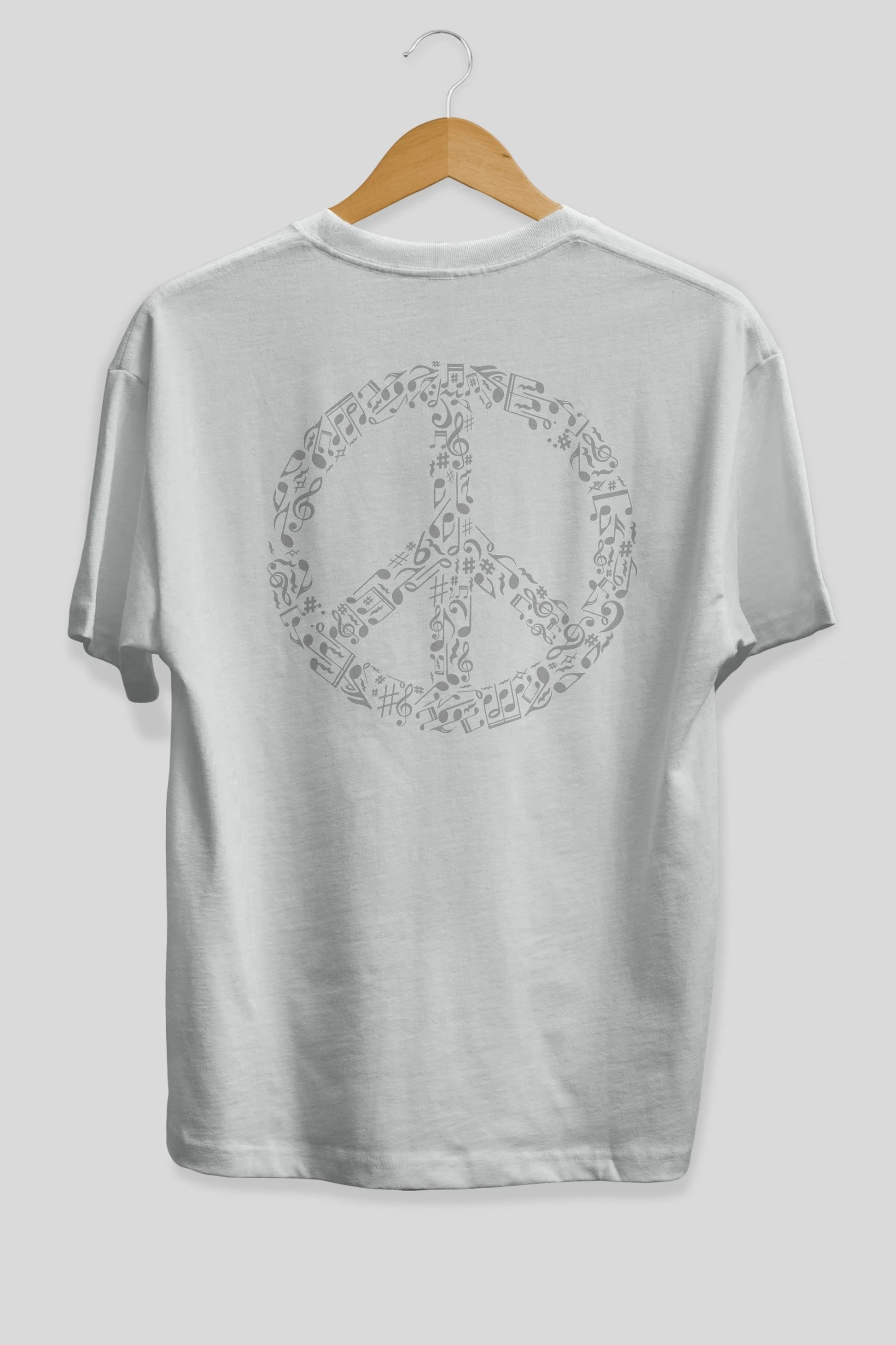 Rhyme In Peace Arka Baskılı Oversize t-shirt %100 pamuk Erkek Kadın Unisex