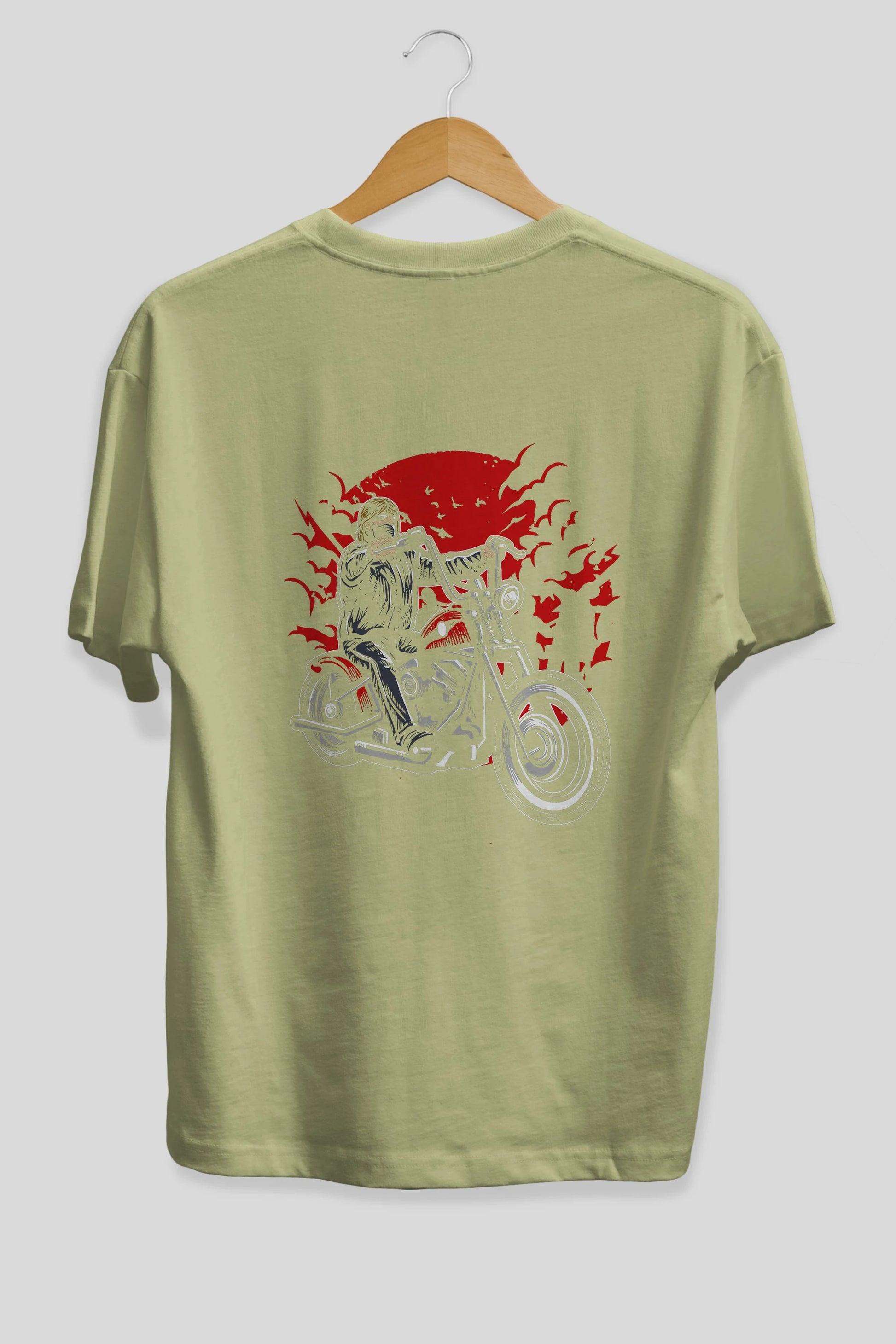 Zombie Slayer Arka Baskılı Oversize t-shirt Erkek Kadın Unisex %100 Pamuk