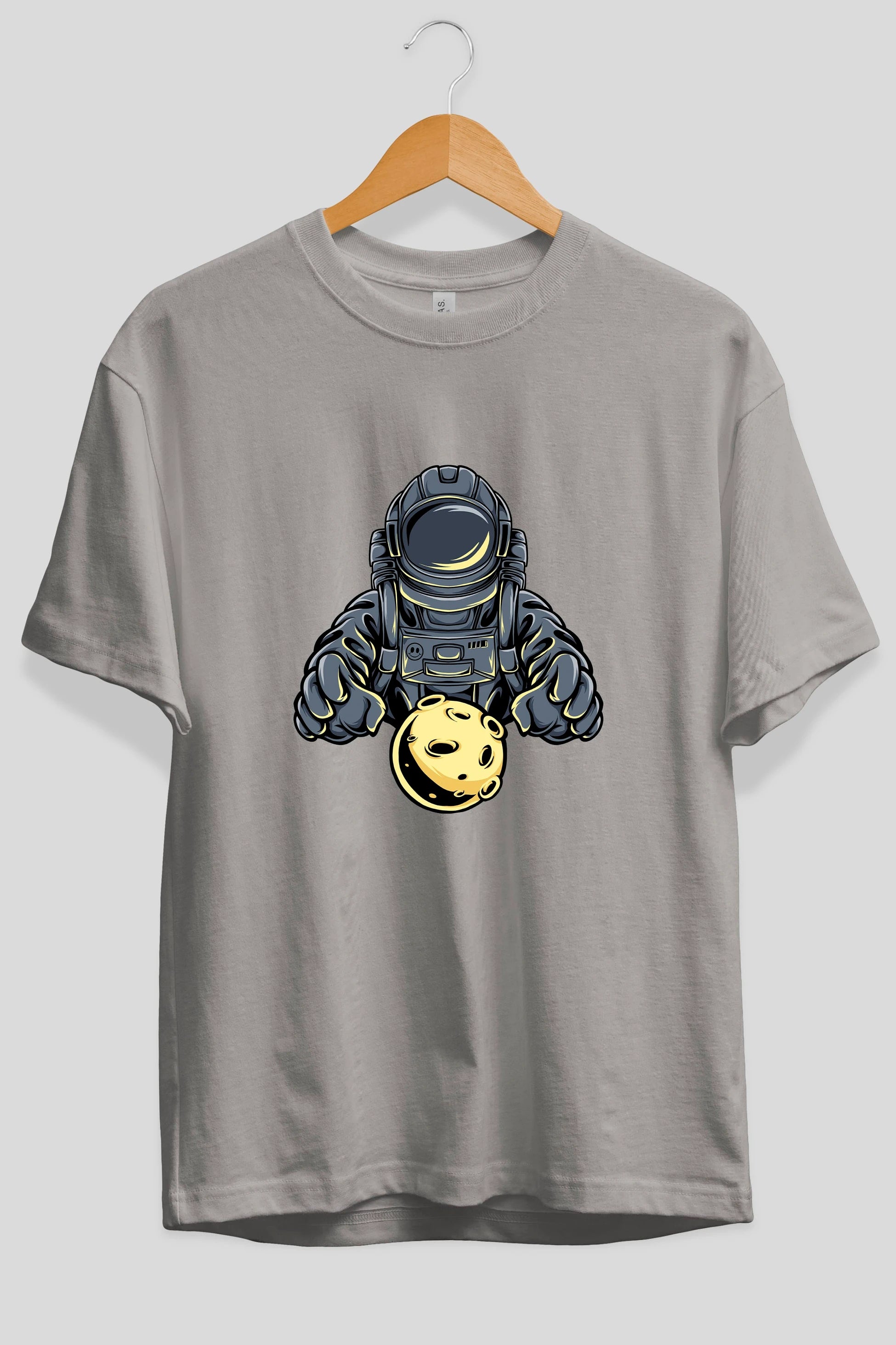 Astromoon tshirt Ön Baskılı Oversize t-shirt Erkek Kadın Unisex
