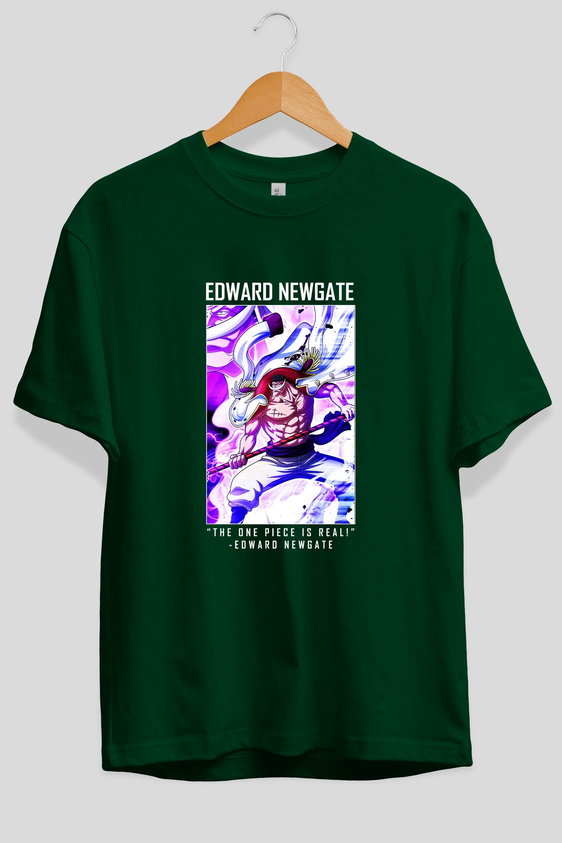 Edward Newgate Anime Ön Baskılı Oversize t-shirt Erkek Kadın Unisex