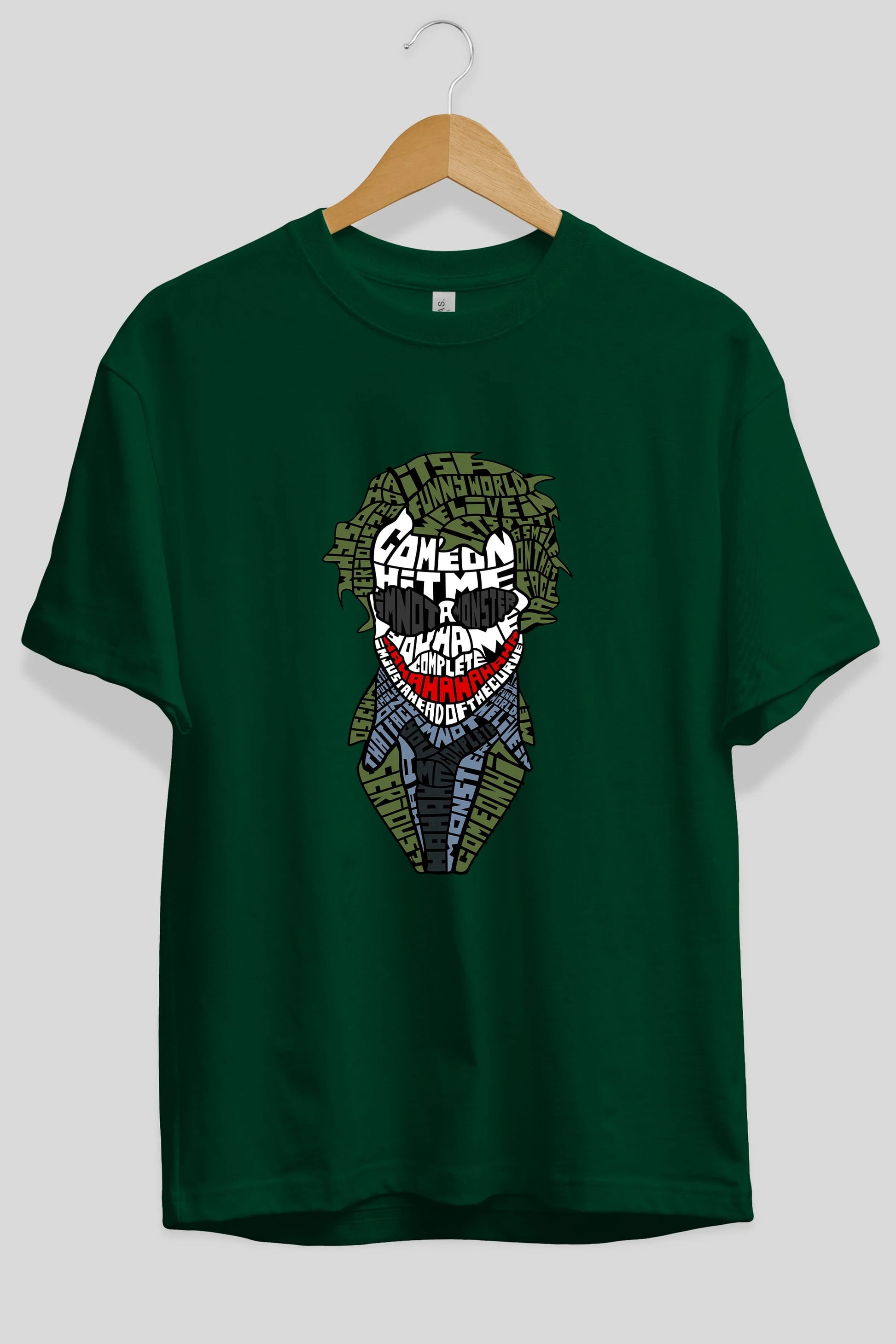Why So Serious Ön Baskılı Oversize t-shirt %100 pamuk Erkek Kadın Unisex