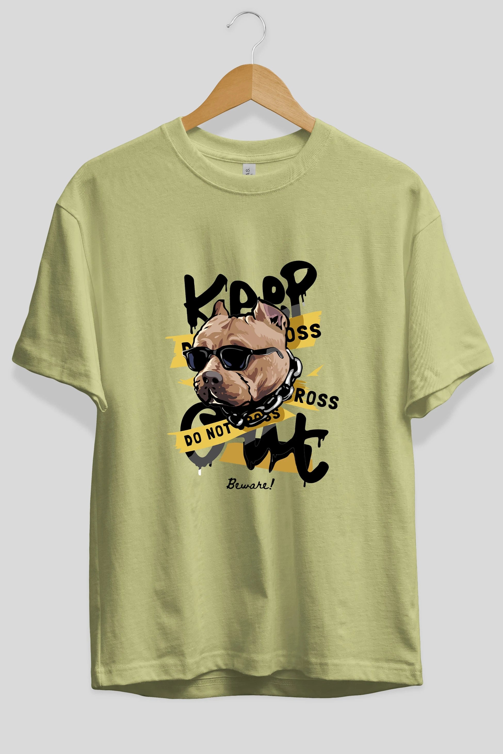 Teddy Bear Keep Ön Baskılı Oversize t-shirt Erkek Kadın Unisex %100 Pamuk