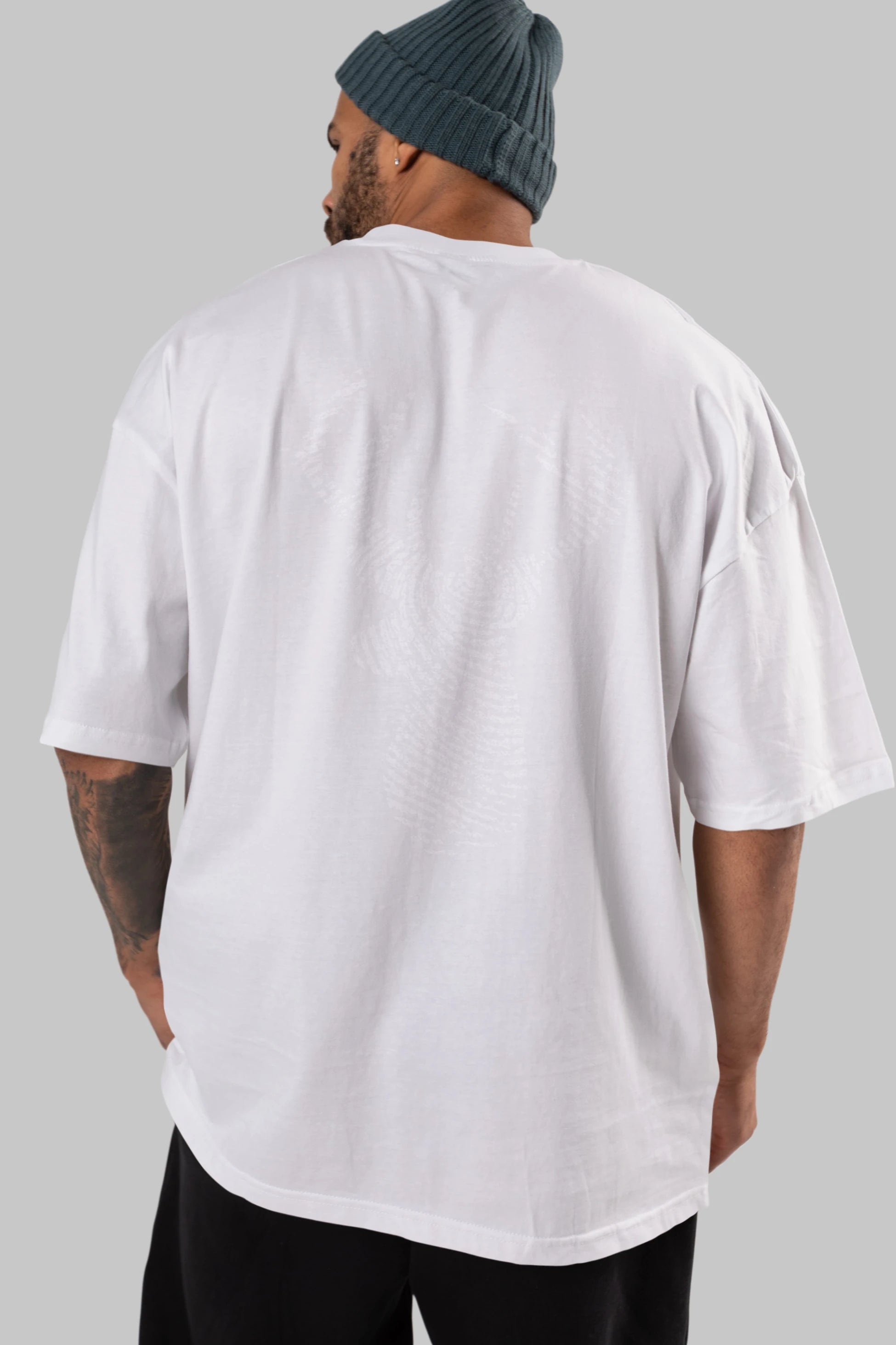Deer 3 Arka Baskılı Oversize t-shirt %100 pamuk Erkek Kadın Unisex
