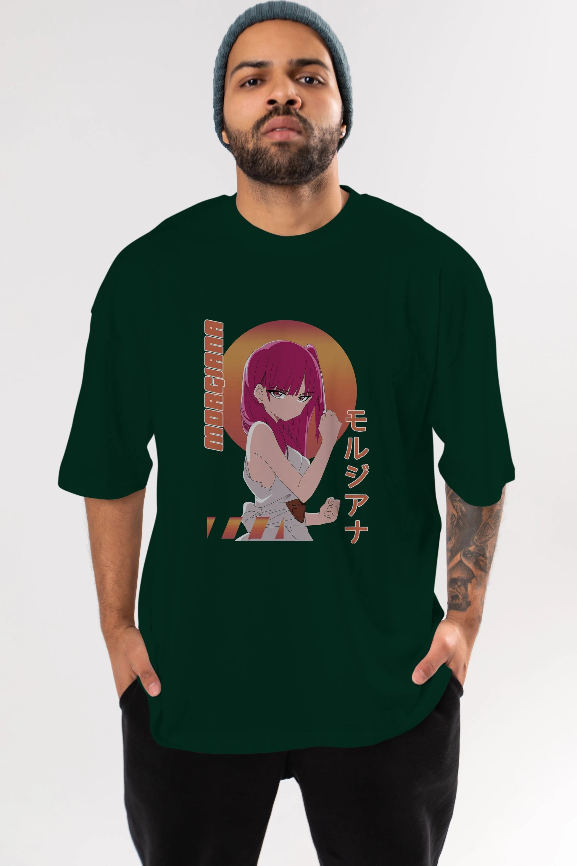 Morgiana 5 Anime Ön Baskılı Oversize t-shirt %100 pamuk Erkek Kadın Unisex