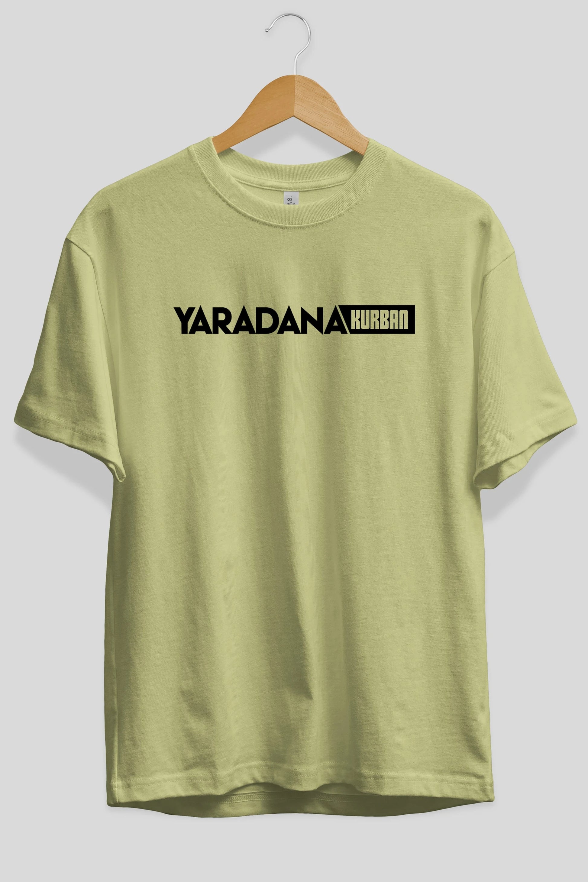 Yaradana Kurban Ön Baskılı Oversize t-shirt %100 pamuk Erkek Kadın Unisex