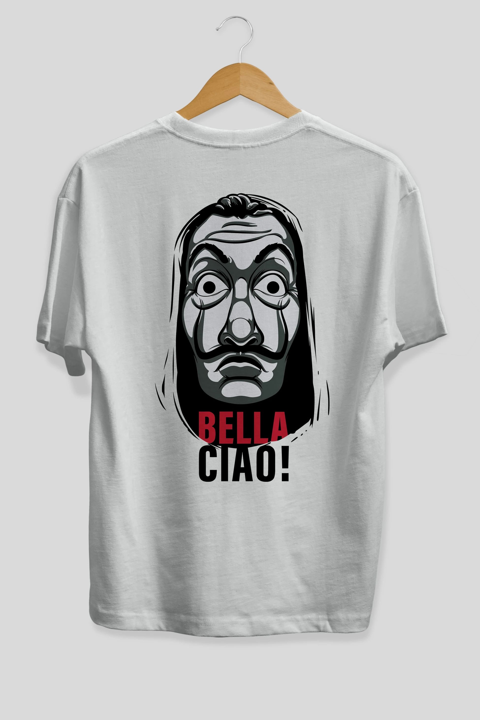 La Casa De Papel (12) Arka Baskılı Oversize t-shirt Erkek Kadın Unisex %100 Pamuk Bisiklet Yaka tişort