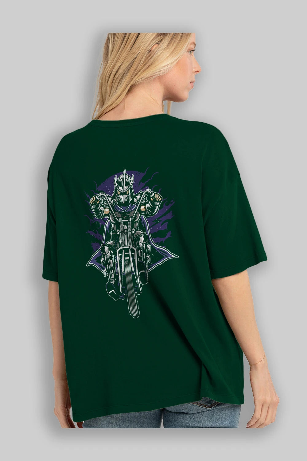 Shred Chopper Arka Baskılı Oversize t-shirt Erkek Kadın Unisex %100 Pamuk