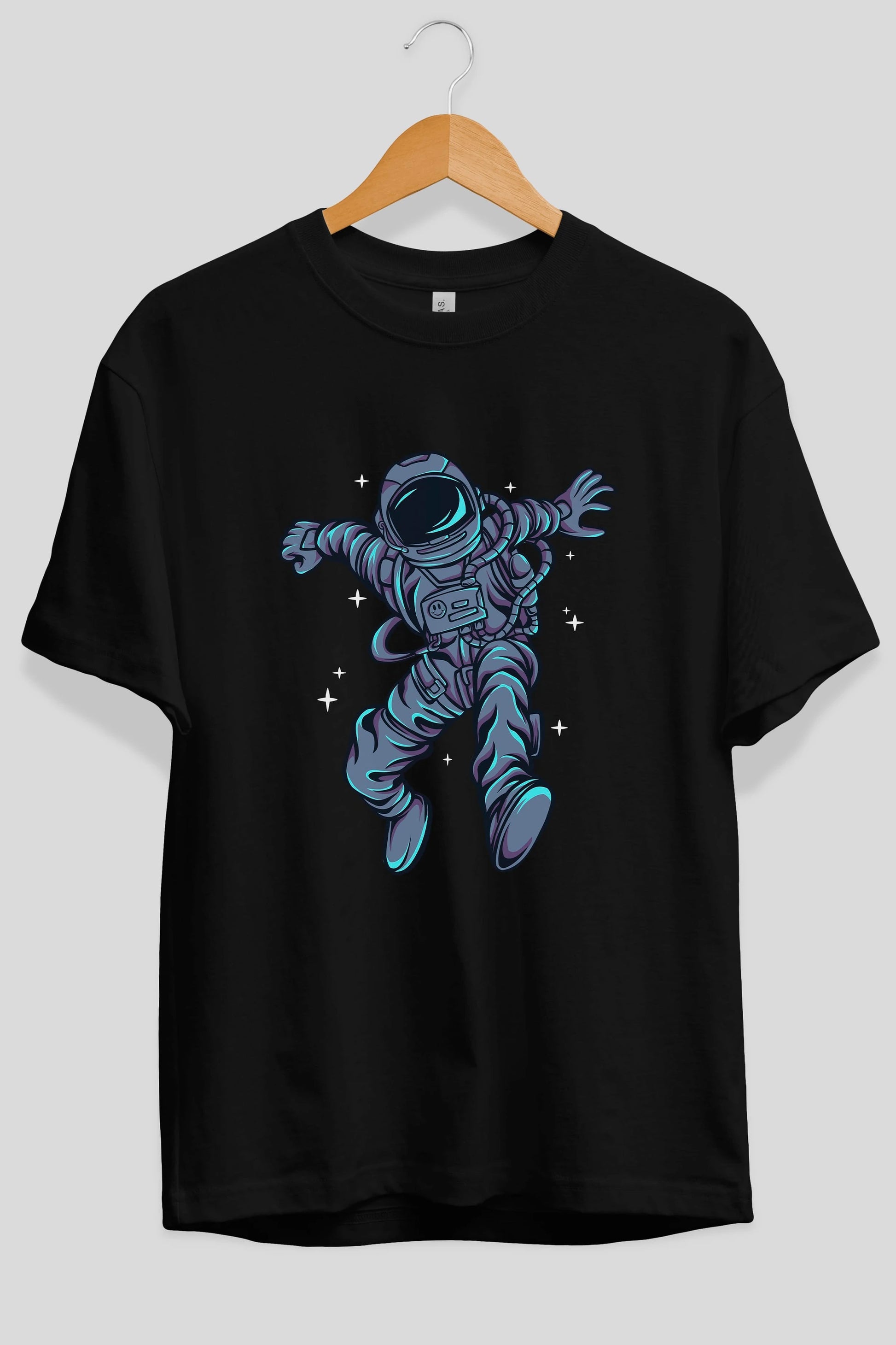 Astrostars tshirt Ön Baskılı Oversize t-shirt Erkek Kadın Unisex