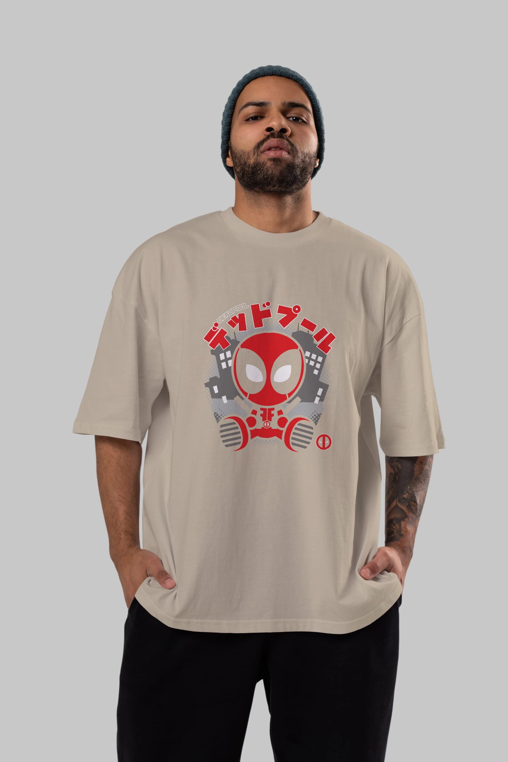 Deadpool (15) Ön Baskılı Oversize t-shirt Erkek Kadın Unisex %100 Pamuk Bisiklet Yaka tişort