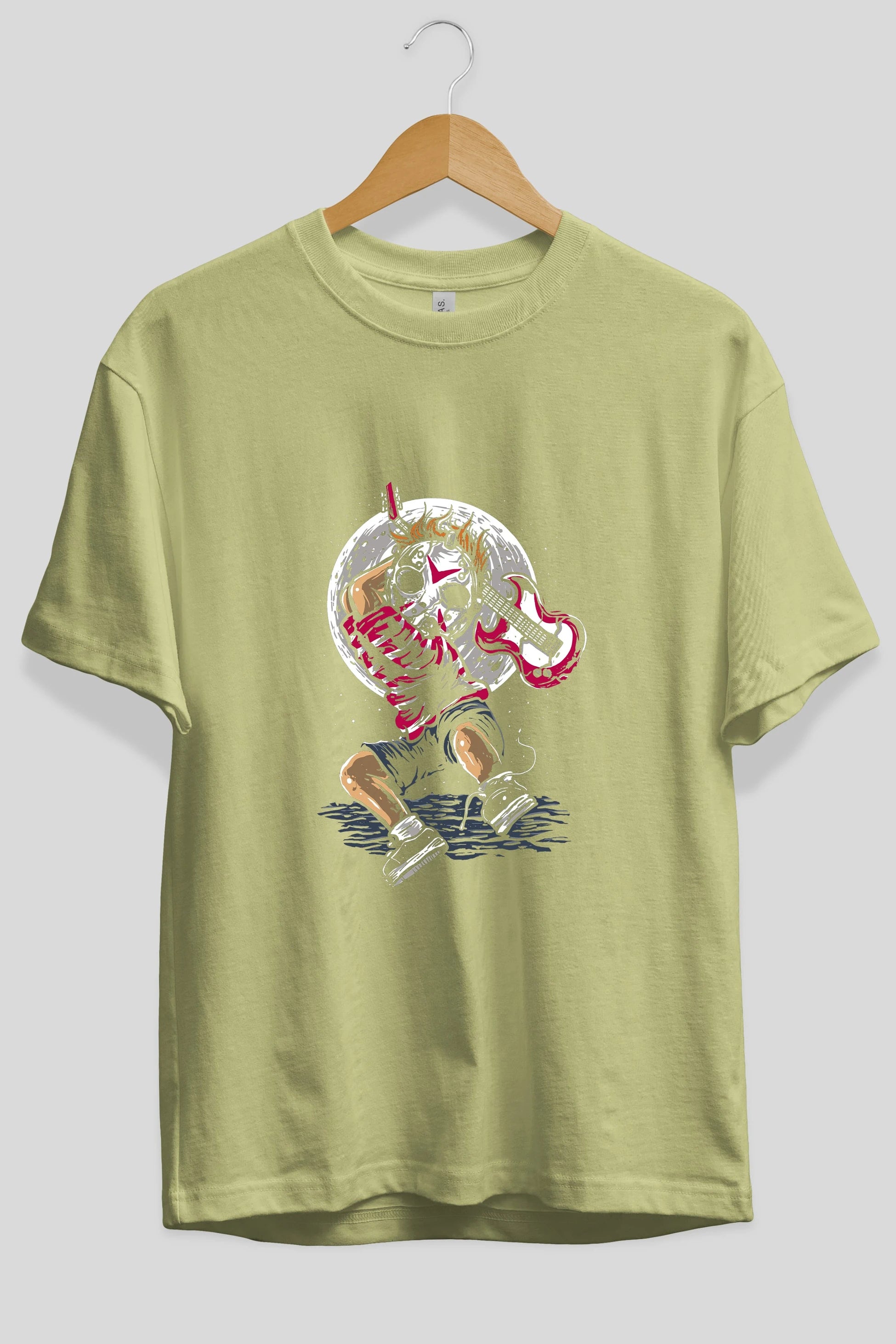 Break The Noise Ön Baskılı Oversize t-shirt Erkek Kadın Unisex %100 Pamuk tişort
