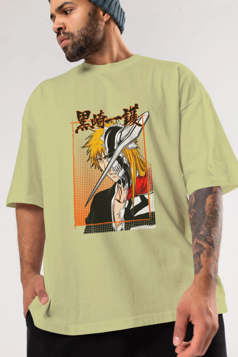 thelust Anime Ön Baskılı Oversize t-shirt %100 pamuk Erkek Kadın Unisex - Cilexi