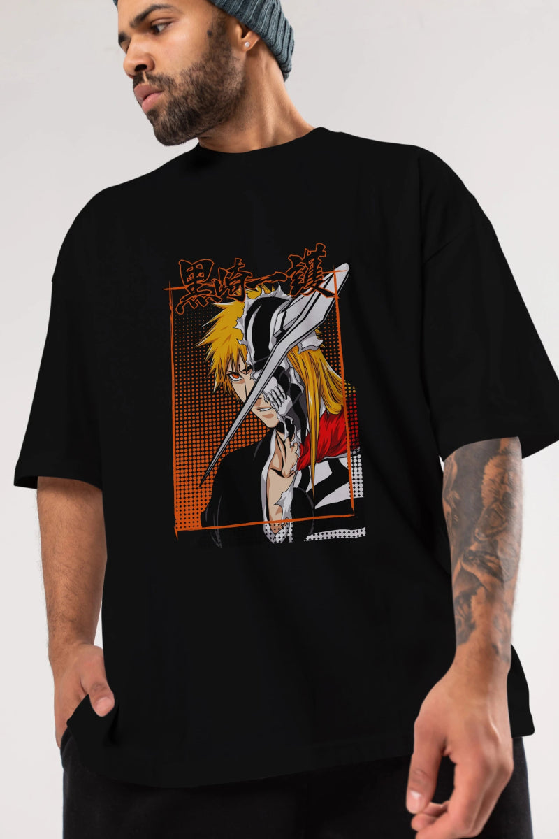 thelust Anime Ön Baskılı Oversize t-shirt %100 pamuk Erkek Kadın Unisex - Cilexi