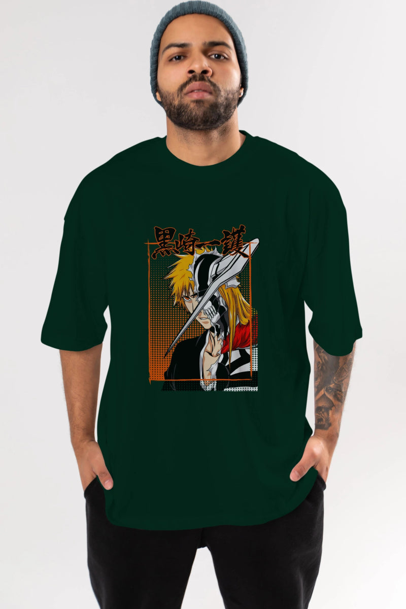 thelust Anime Ön Baskılı Oversize t-shirt %100 pamuk Erkek Kadın Unisex - Cilexi
