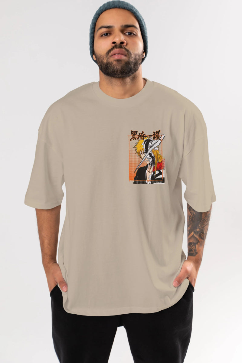 thelust Ön Sol Baskılı Oversize t-shirt Erkek Kadın Unisex %100 Pamuk Bisiklet Yaka tişort - Cilexi